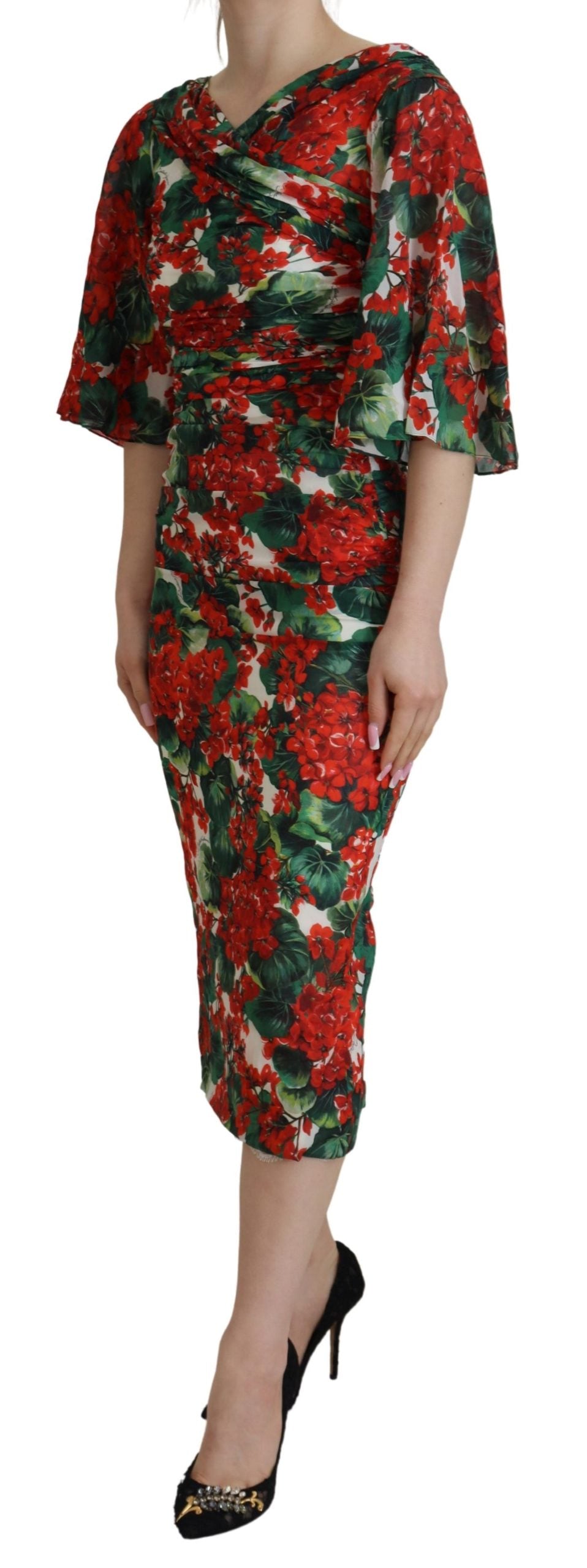 Rochie Dolce & Gabbana Enchanting Floral Print cu imprimeu floral