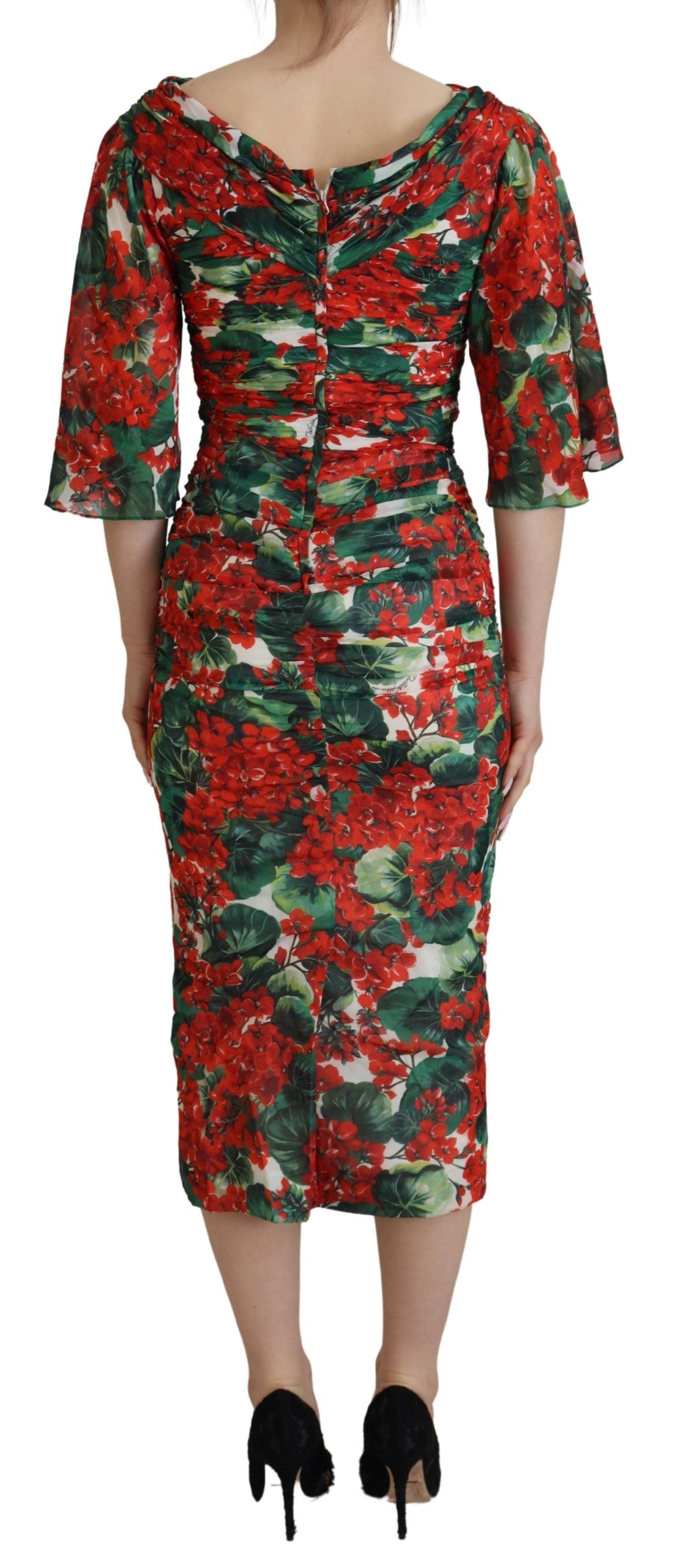 Rochie Dolce & Gabbana Enchanting Floral Print cu imprimeu floral