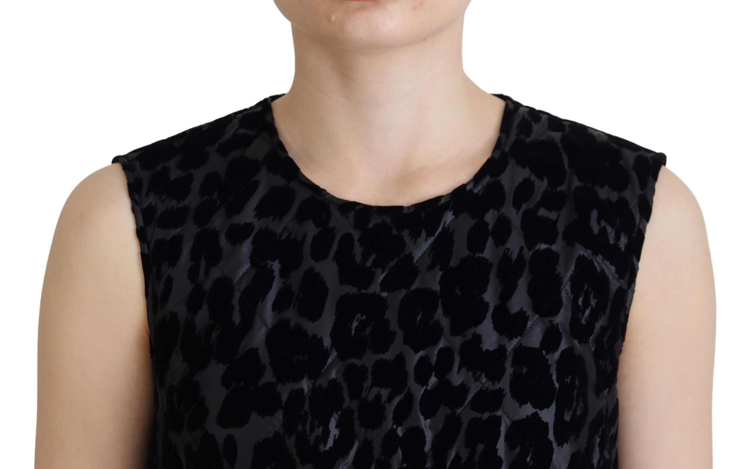 Rochie mini elegantă cu model leopard Dolce & Gabbana