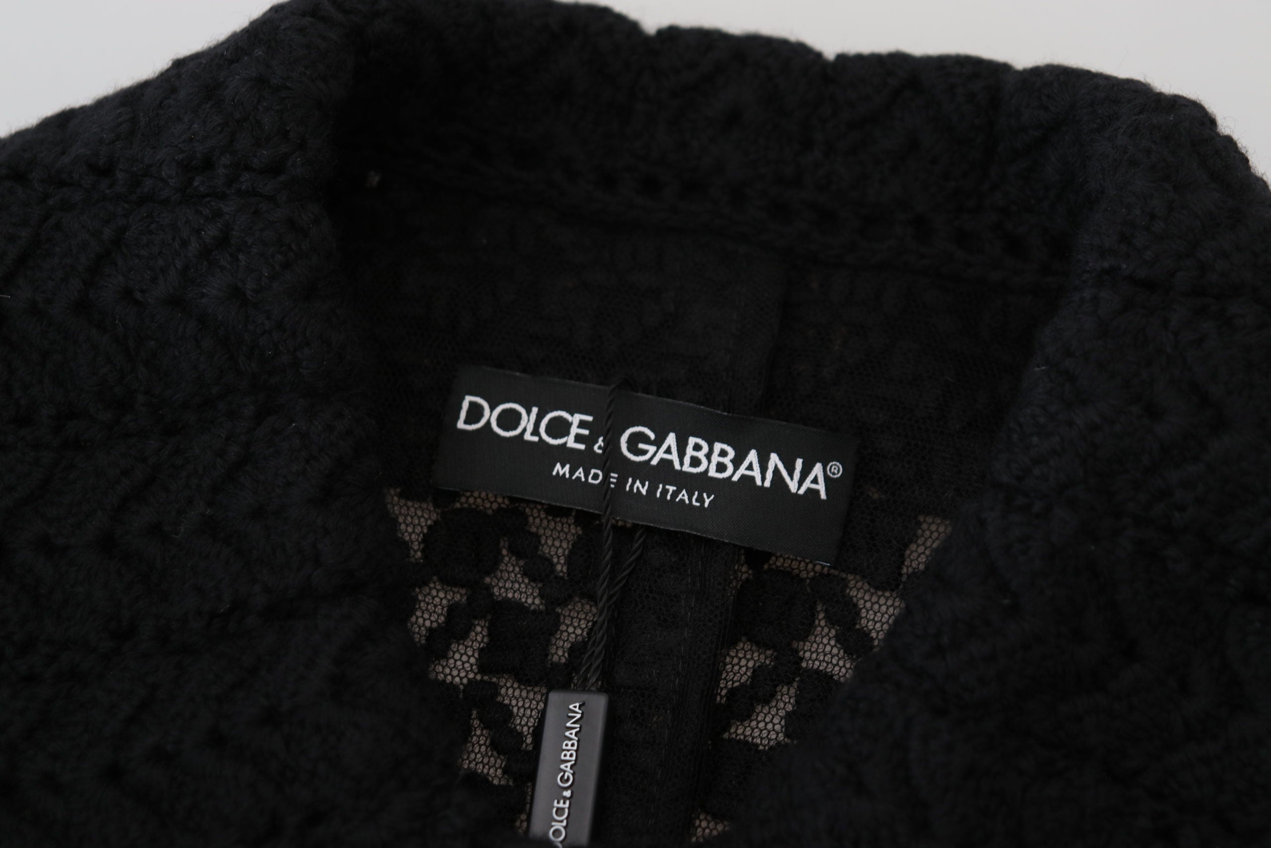 Dolce & Gabbana Klassische lange Strickjacke mit Knopfleiste