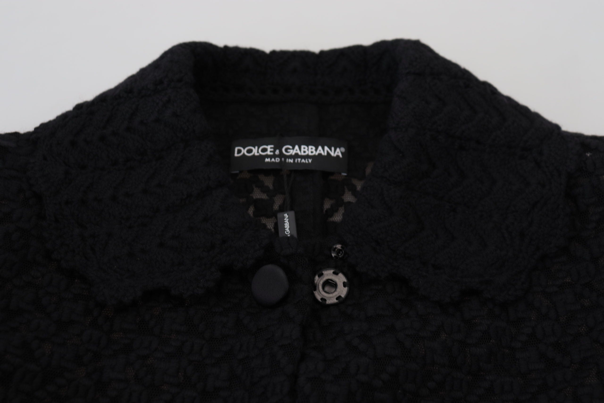 Dolce & Gabbana Klassische lange Strickjacke mit Knopfleiste