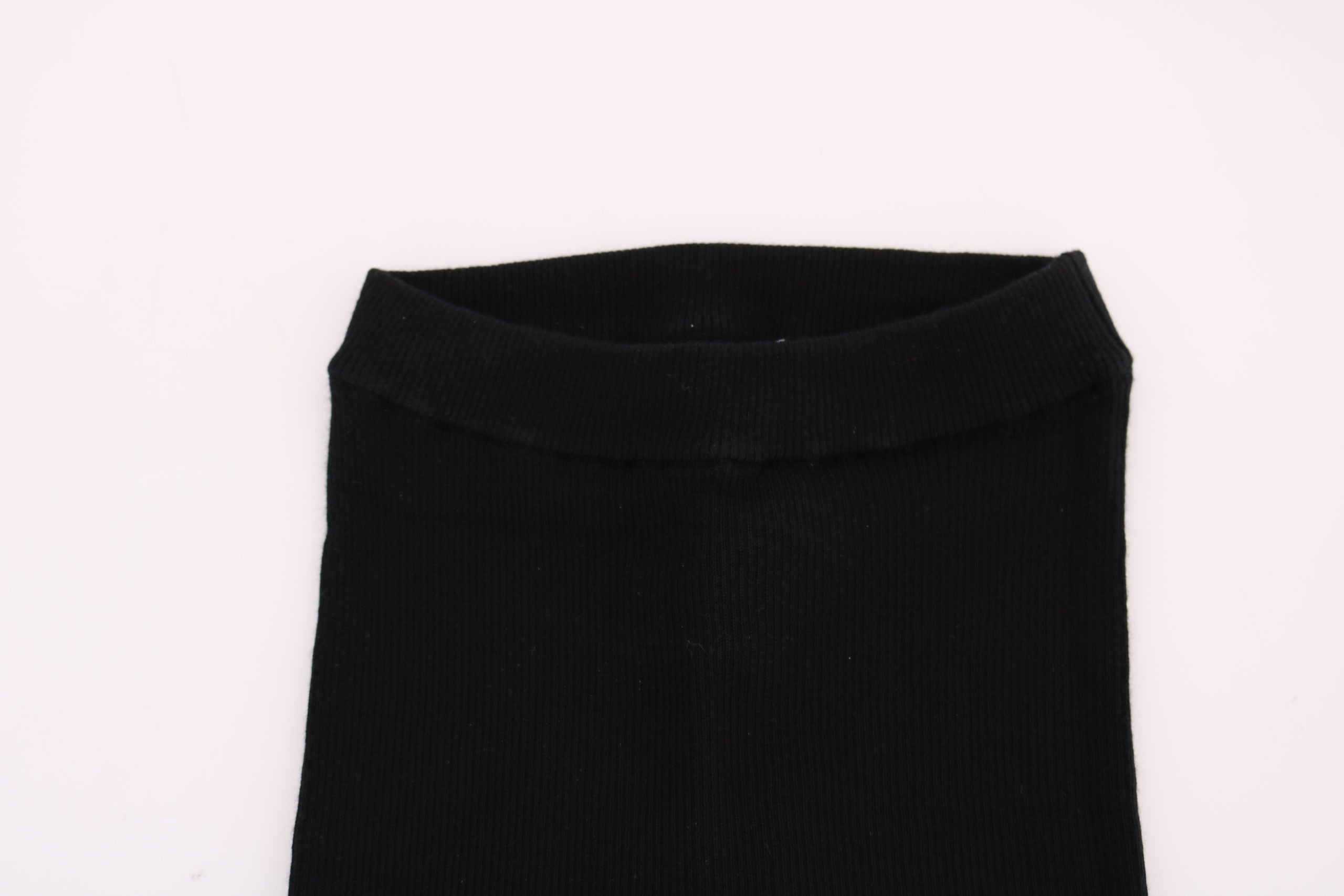 Dolce & Gabbana Elegante schwarze Kaschmirhose