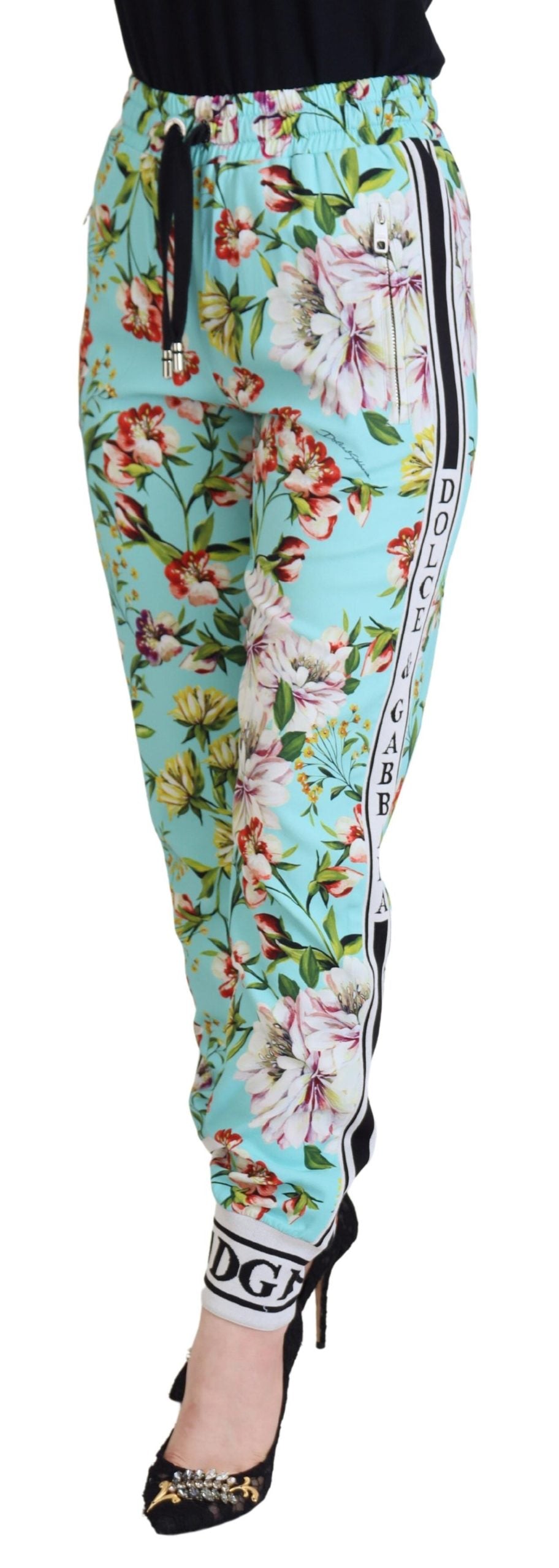 Dolce & Gabbana Elegante mehrfarbige Viskosehose
