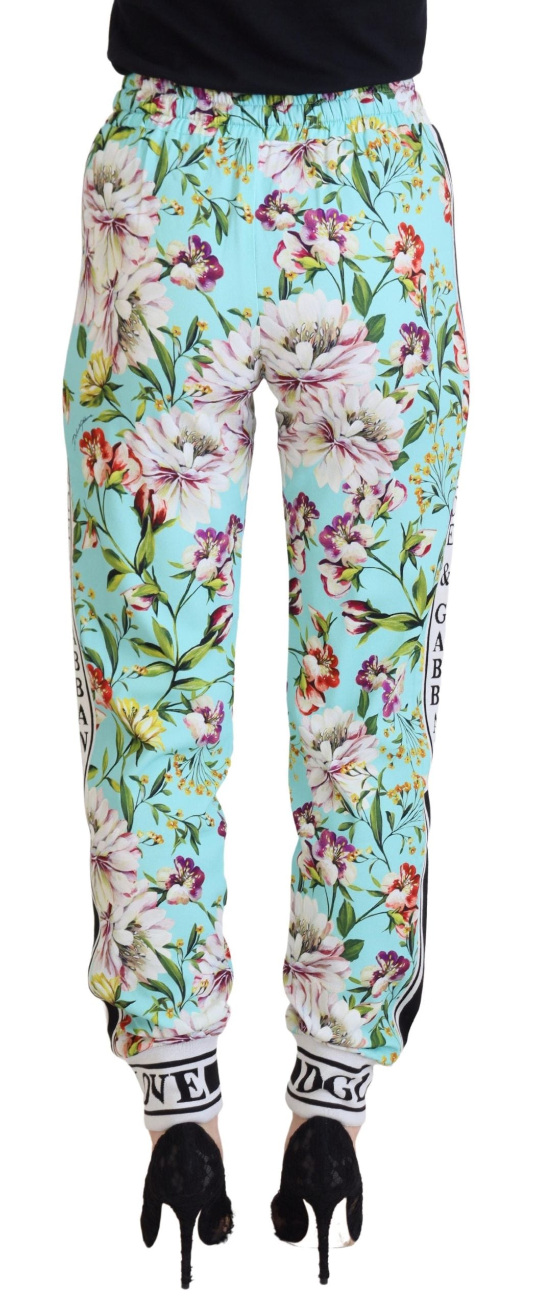 Dolce & Gabbana Elegante mehrfarbige Viskosehose