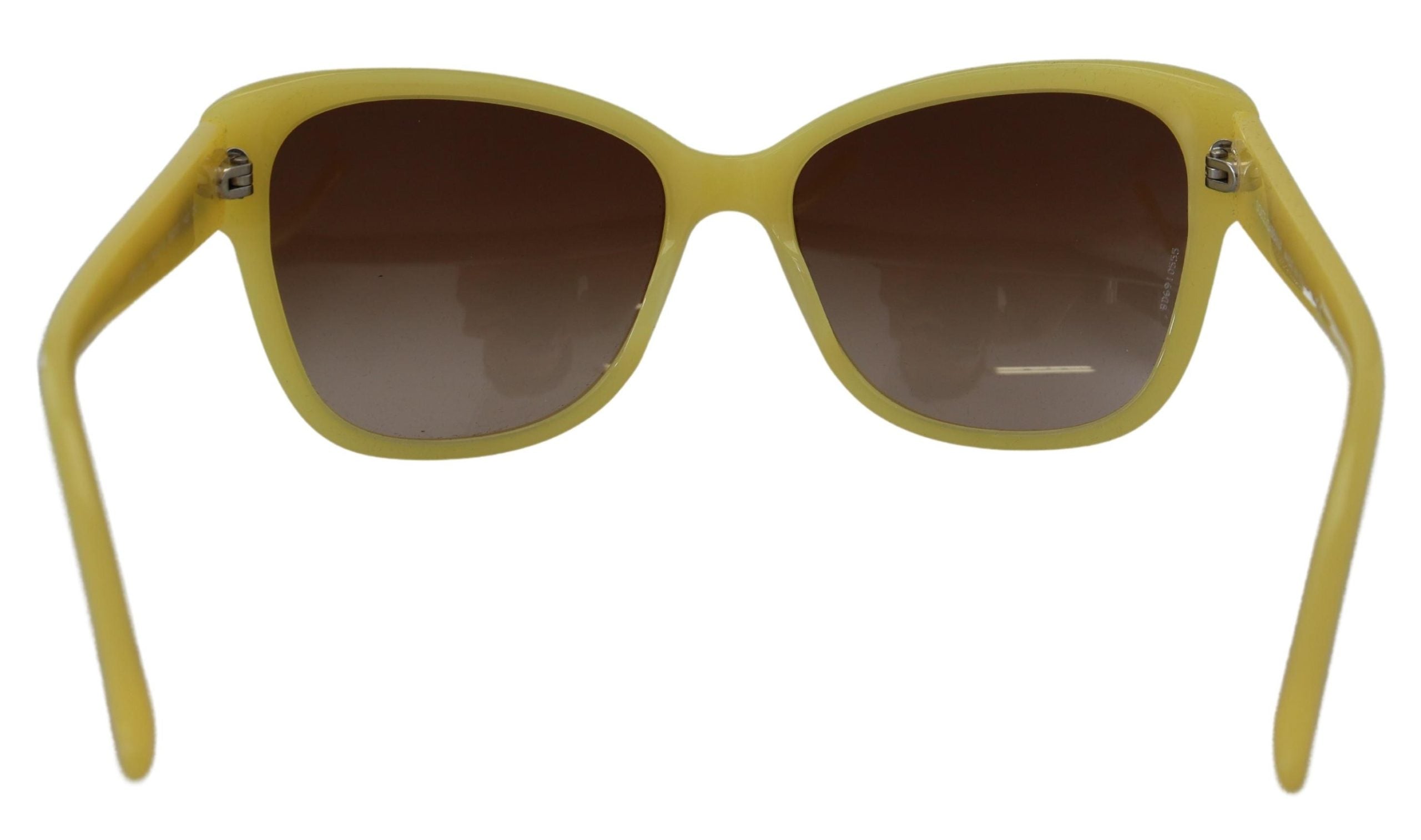 Ochelari de soare Dolce & Gabbana Chic din acetat galben cu degrade