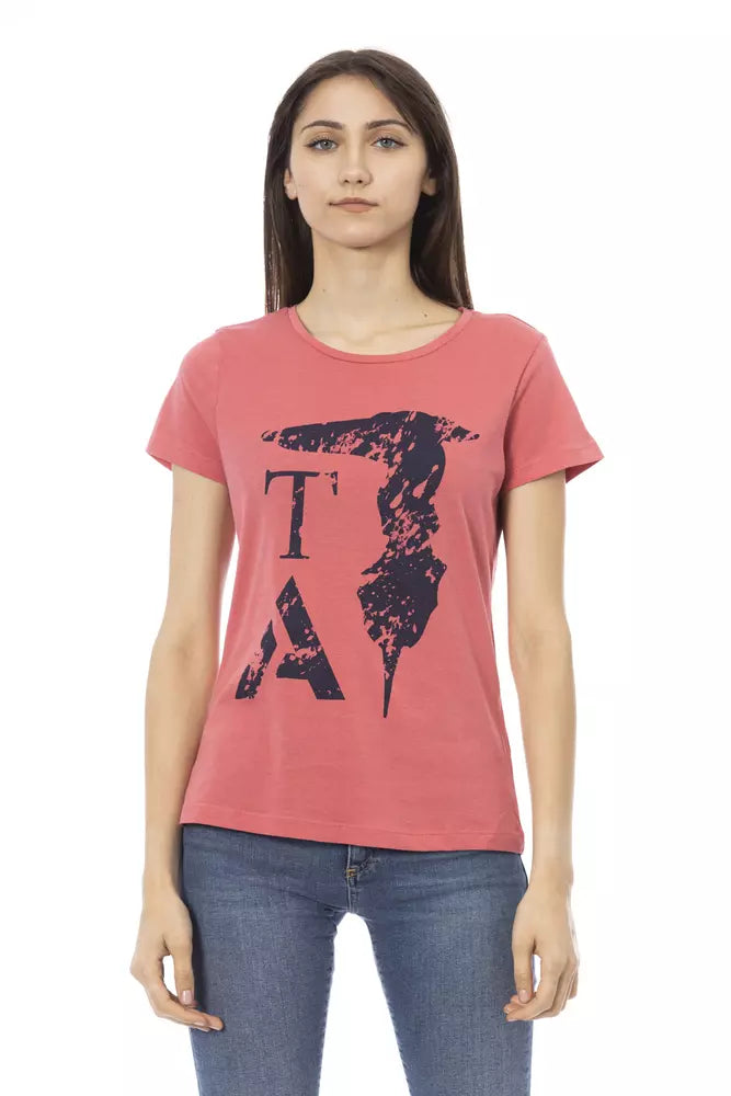 Tricou Trussardi Action din bumbac multicolor pentru femei