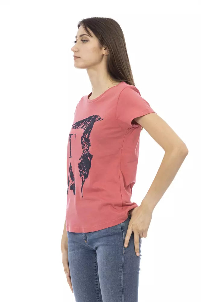 Tricou Trussardi Action din bumbac multicolor pentru femei