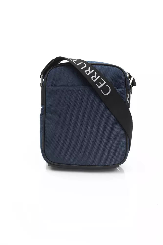 Cerruti 1881 Herren-Umhängetasche aus blauem Nylon