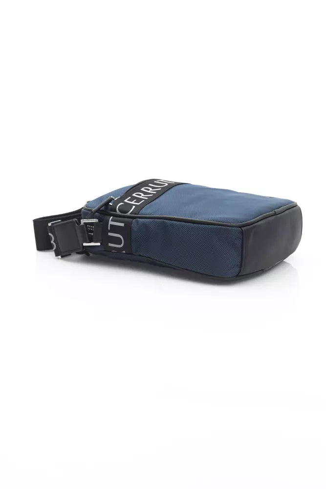 Cerruti 1881 Herren-Umhängetasche aus blauem Nylon