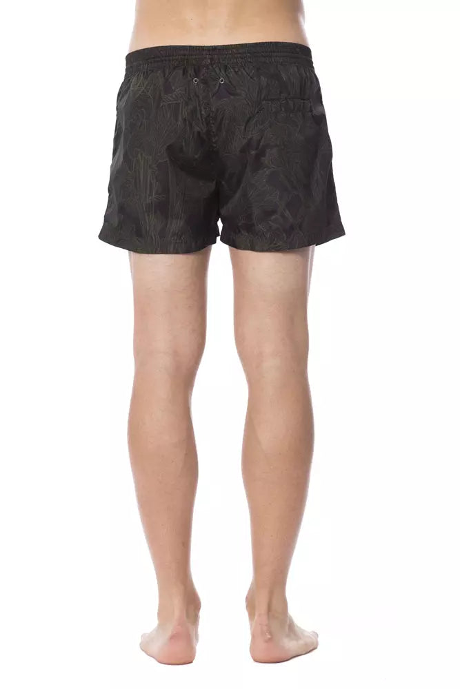 Roberto Cavalli Sport Army Polyester Herren Badeanzug