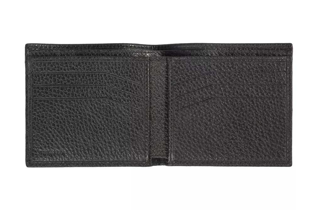 Trussardi Herren Geldbörse aus schwarzem Leder