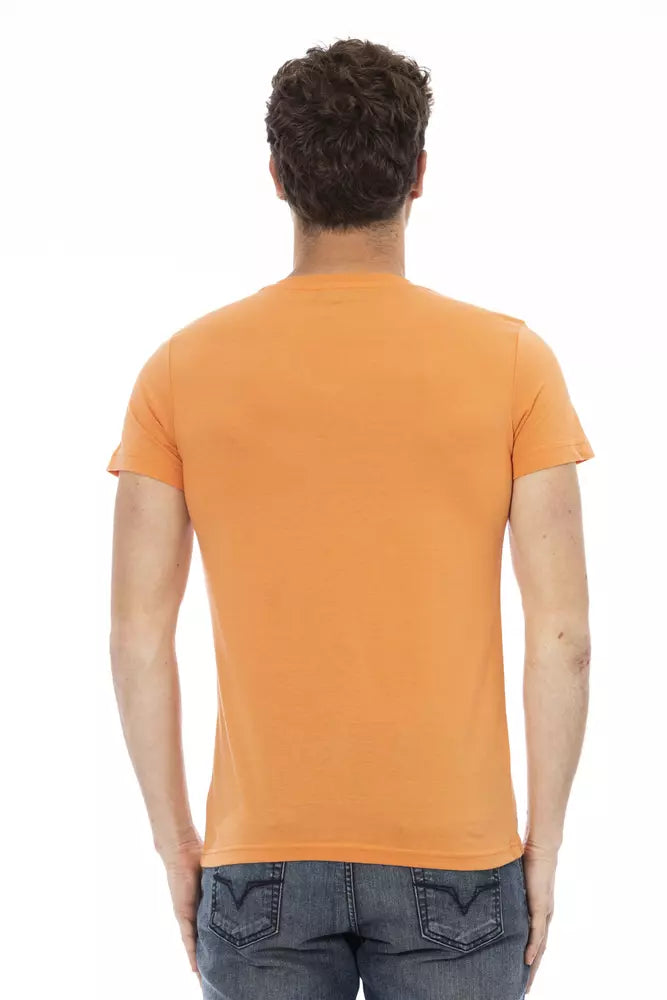 Trussardi Action Orange Baumwolle Herren T-Shirt