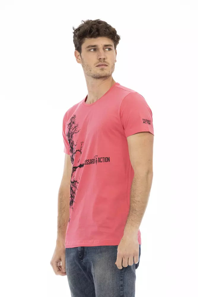 Trussardi Action "Multicolor Cotton Men T-Shirt"