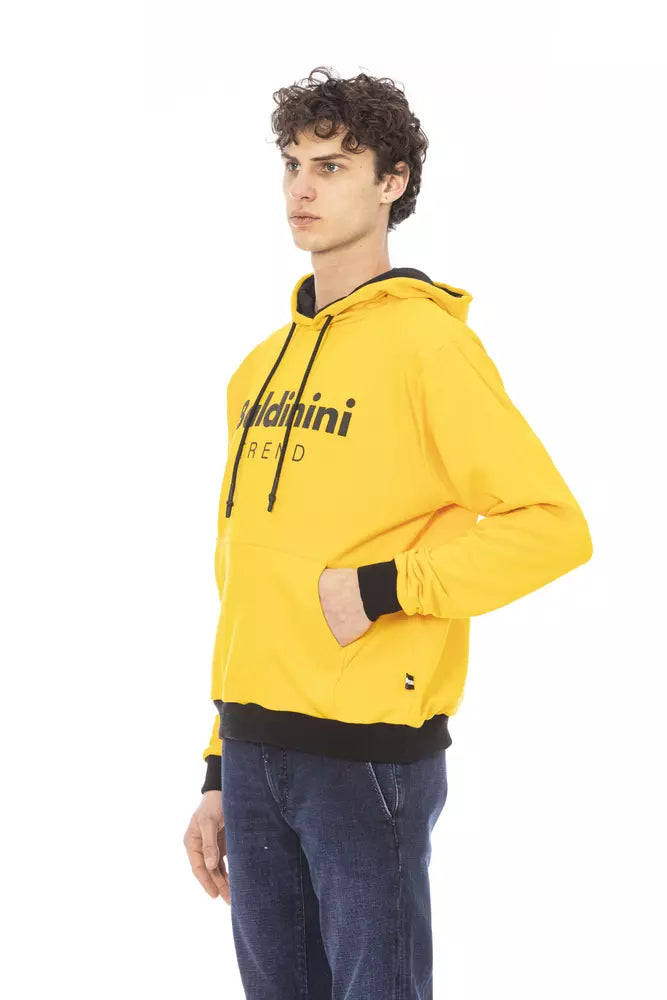 Pulover Baldinini Trend galben din bumbac pentru bărbați