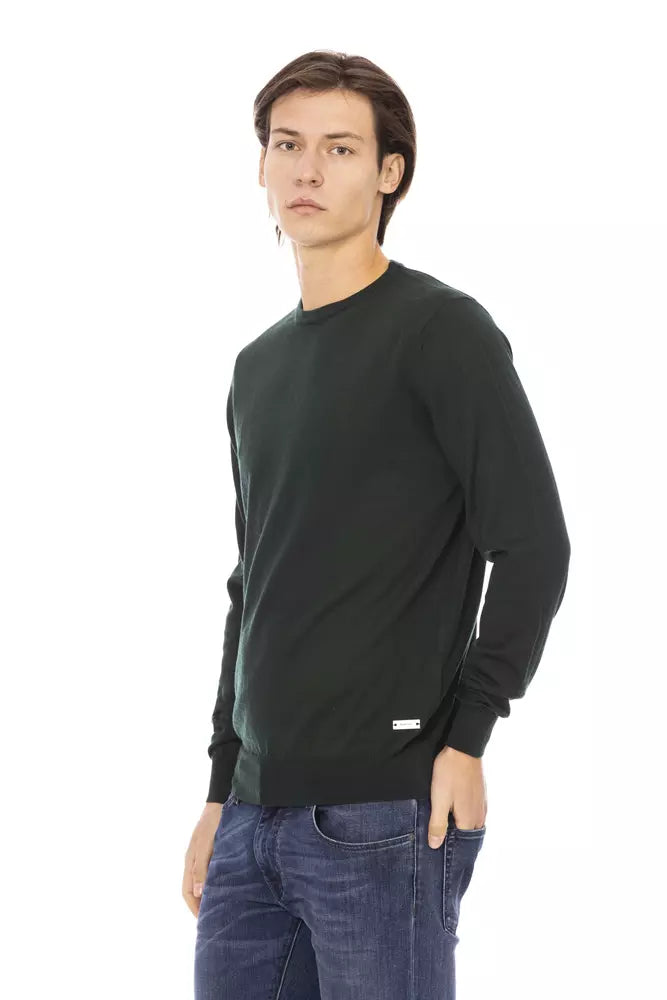 Pulover Baldinini Trend Green Material pentru bărbați