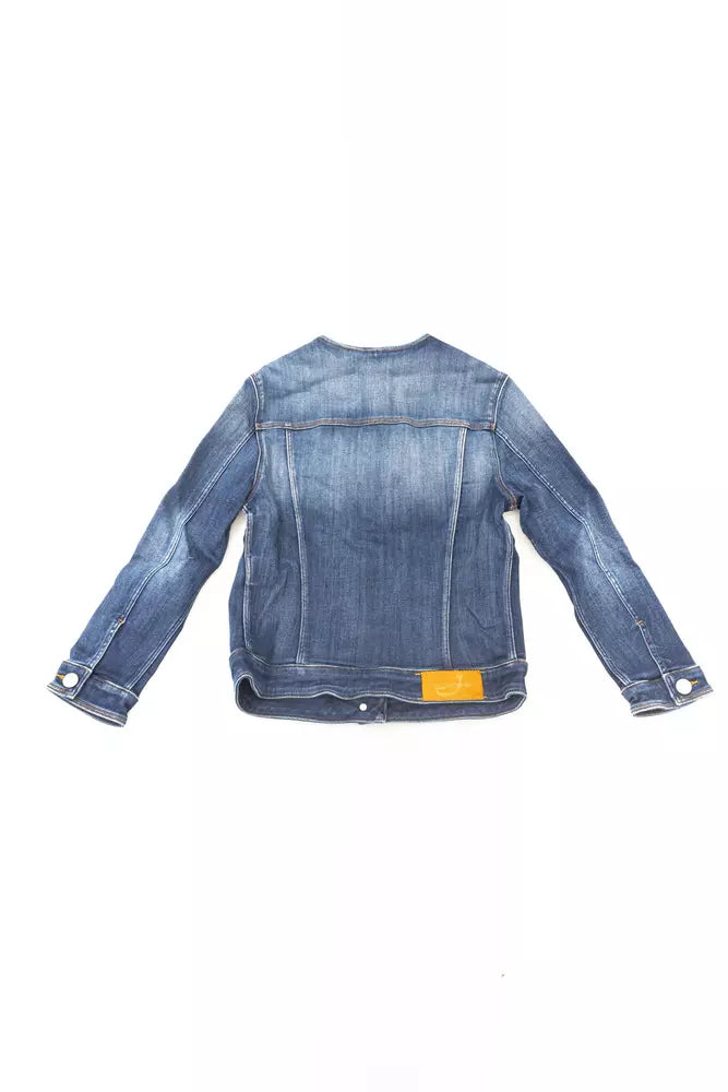 Jacob Cohen Blauer Damen-Blazer aus Baumwolle