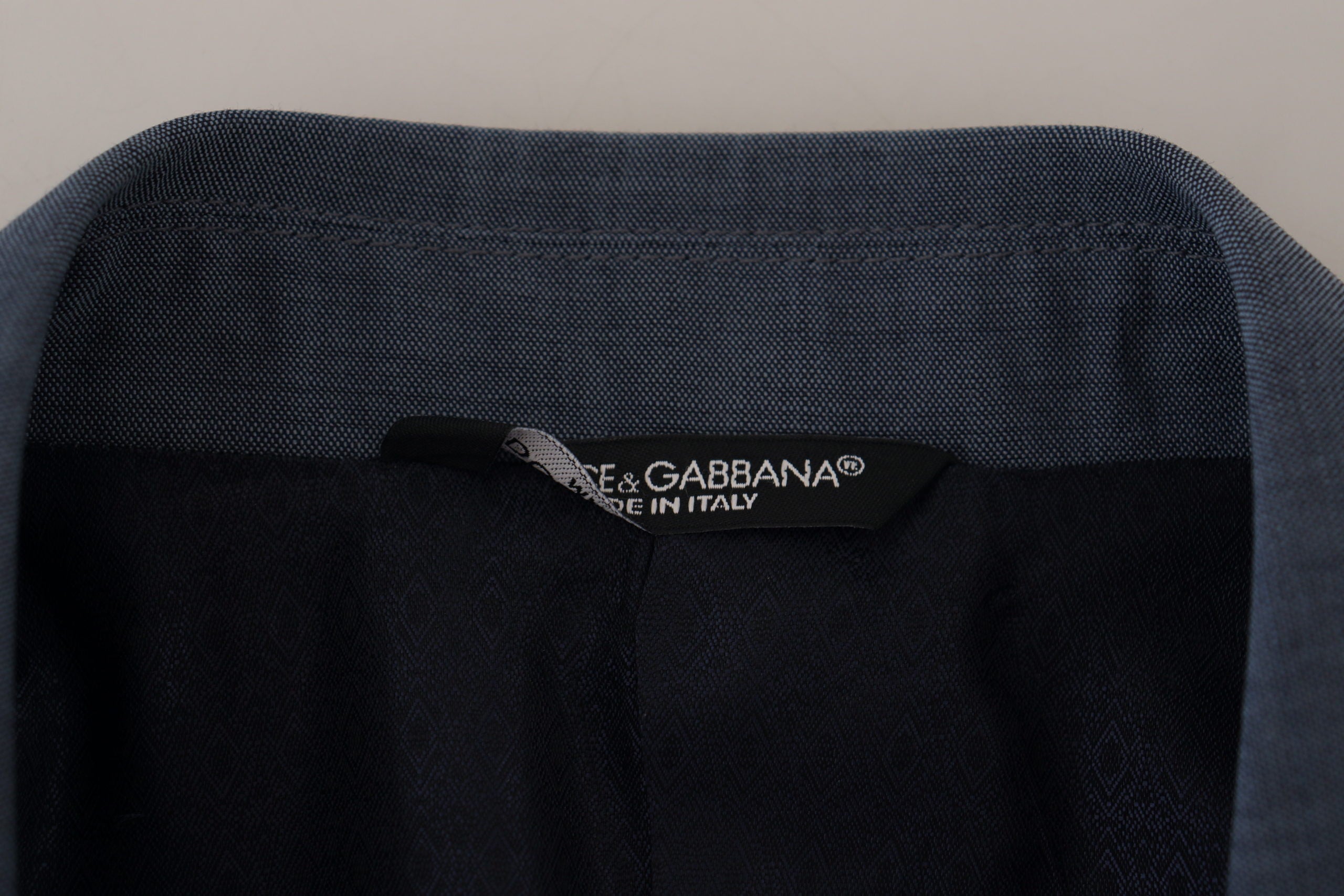 Dolce & Gabbana Sacou sport elegant albastru cu un singur rând de nasturi
