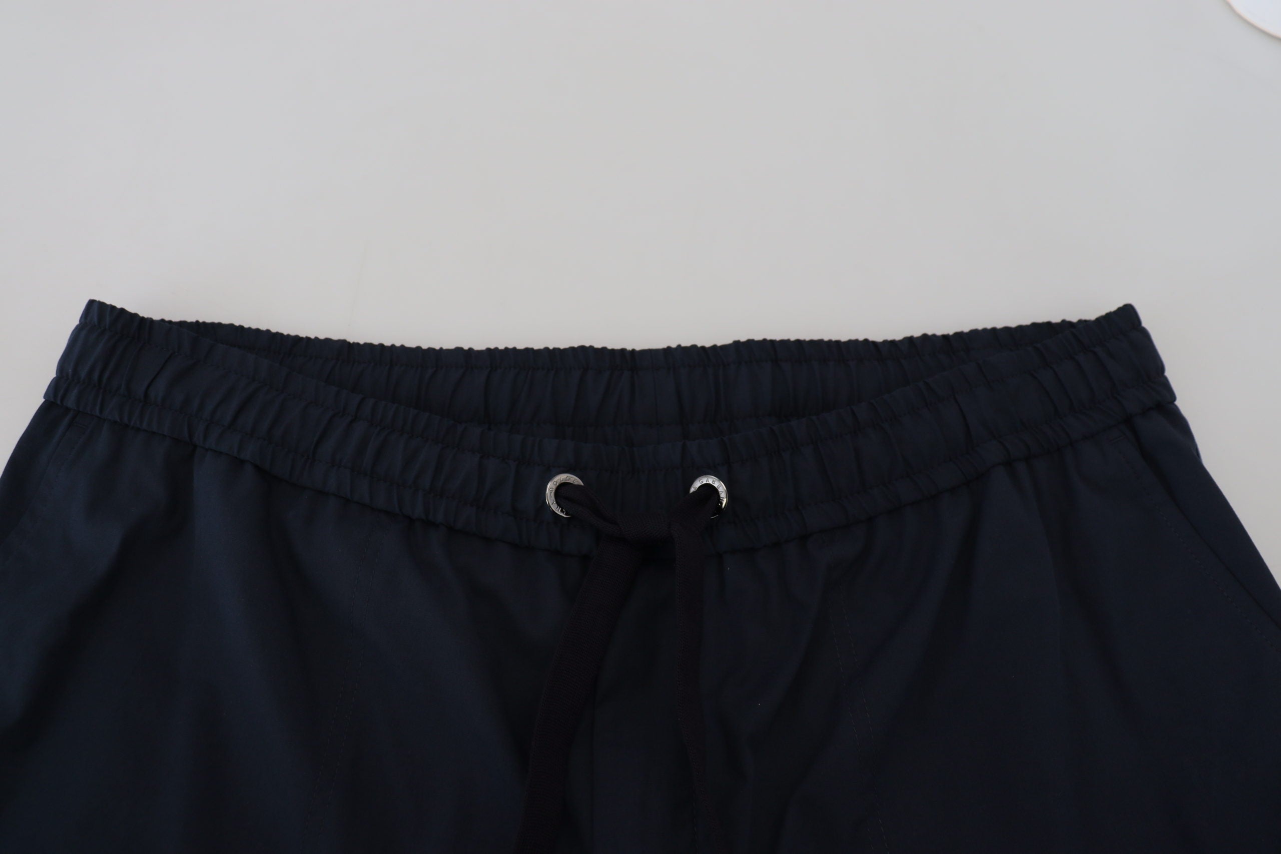 Dolce & Gabbana Elegante Shorts aus blauer Baumwollmischung