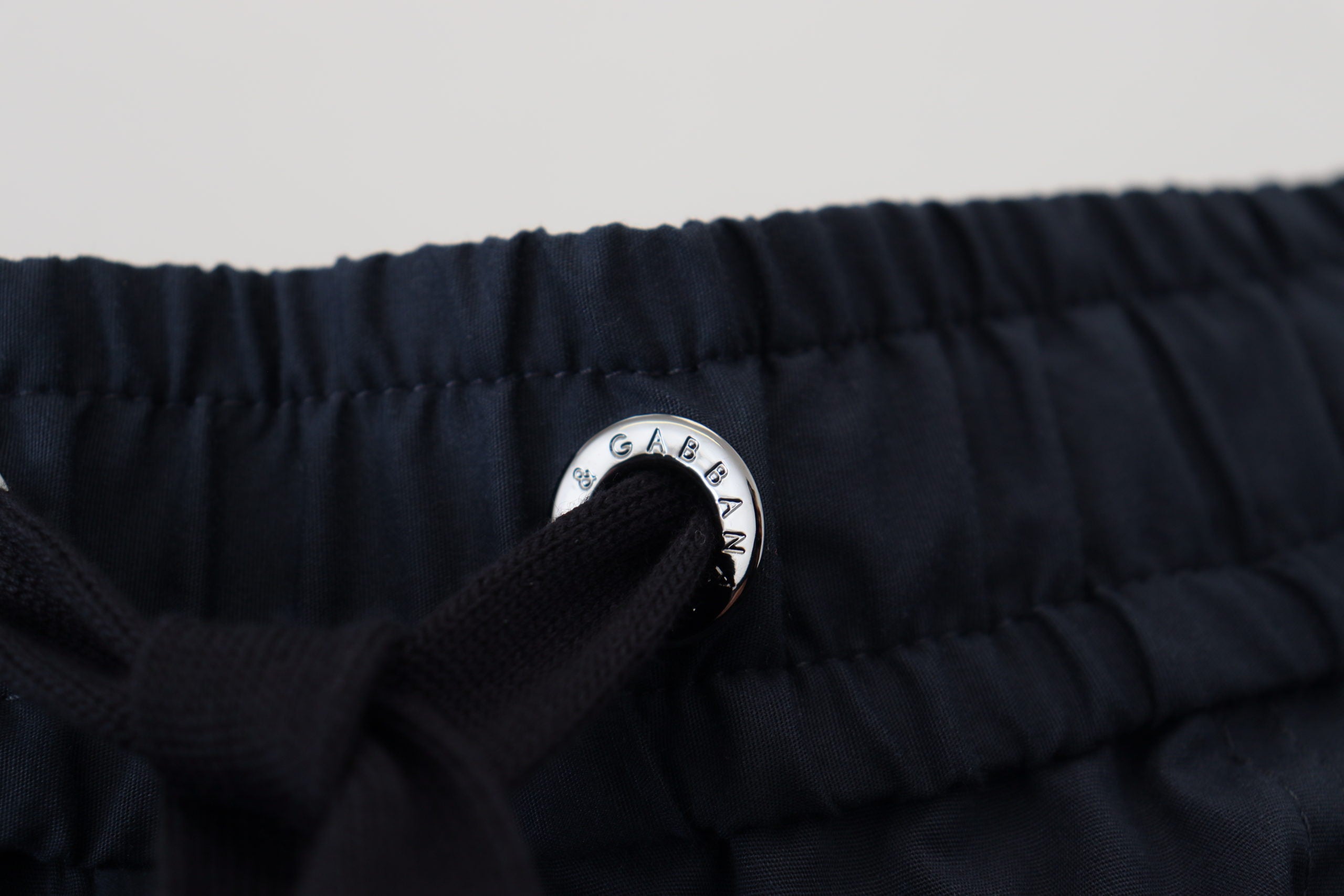 Dolce & Gabbana Elegante Shorts aus blauer Baumwollmischung