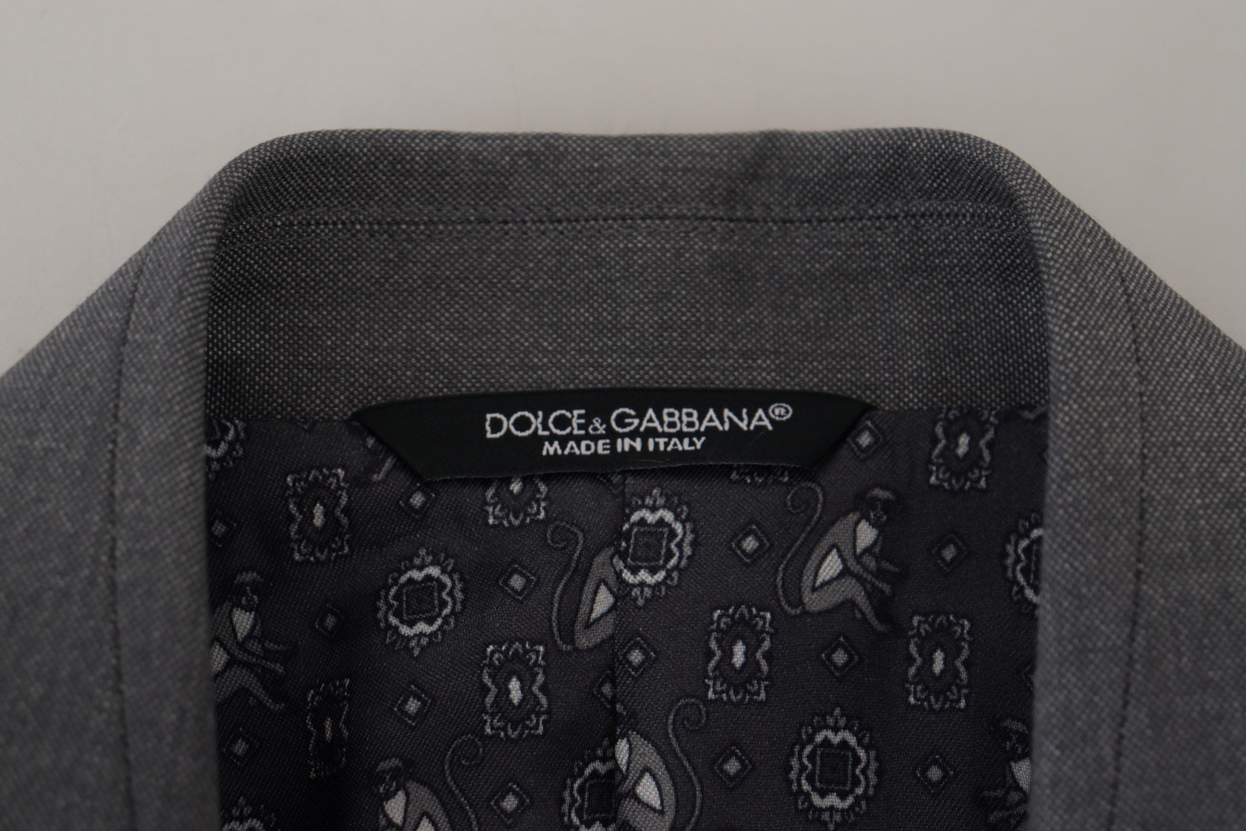 Dolce & Gabbana Elegante hellgraue Sicilia-Blazerjacke