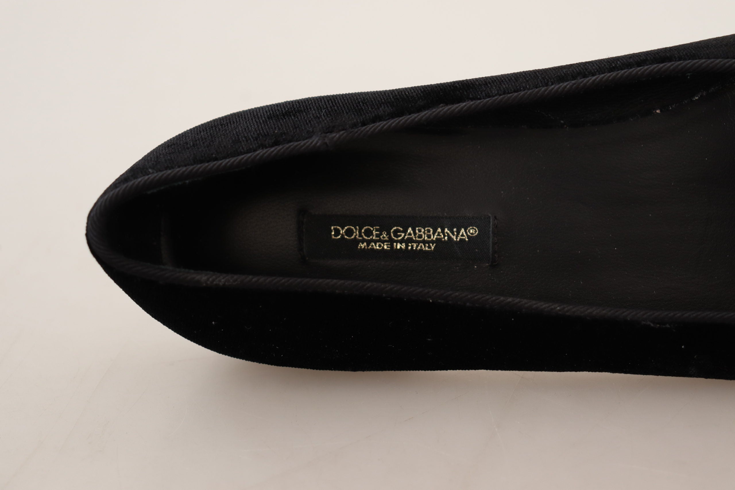 Elegante flache Schuhe aus Lackleder von Dolce & Gabbana