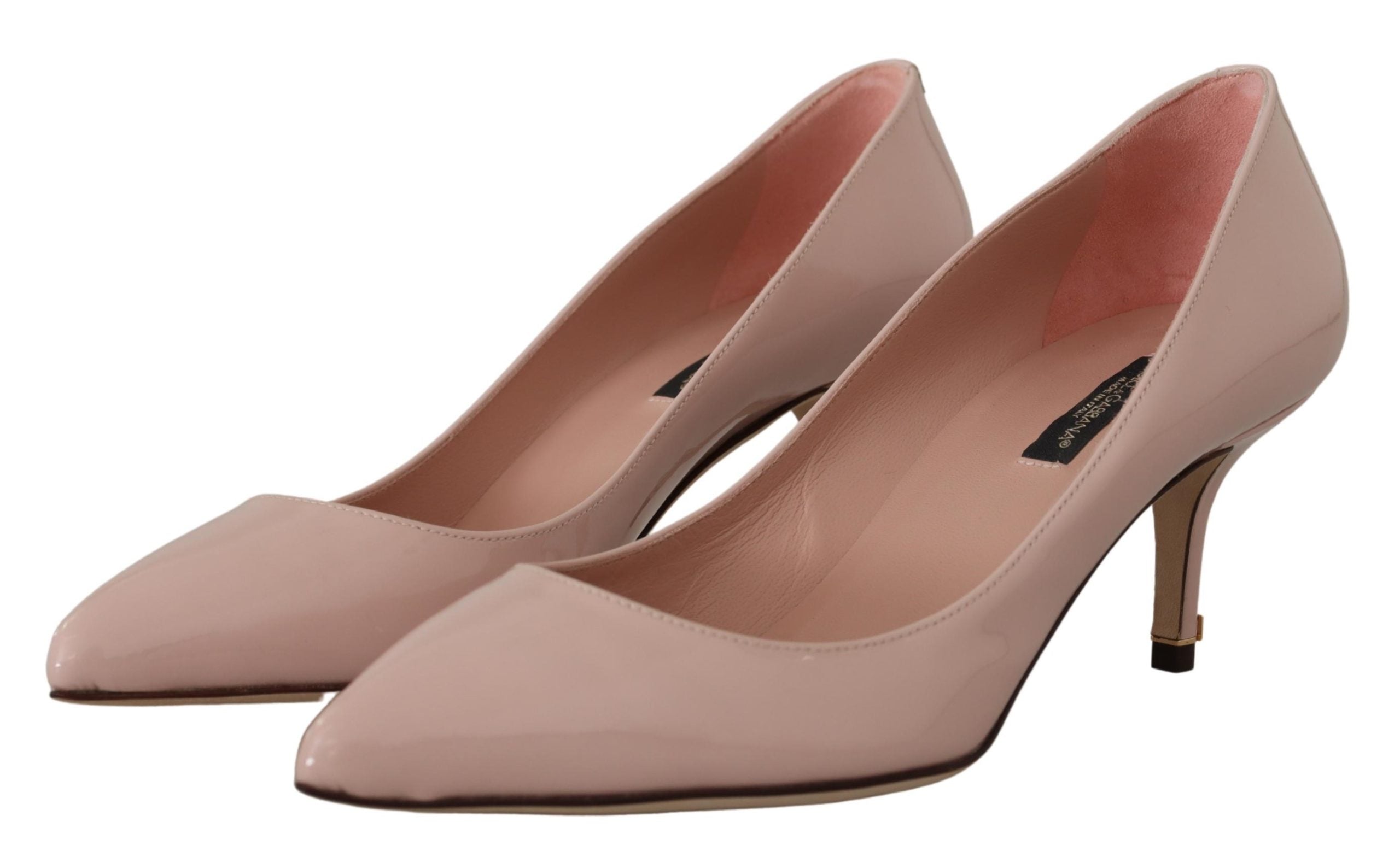 Dolce & Gabbana Elegante Pumps aus Lackleder in Pink