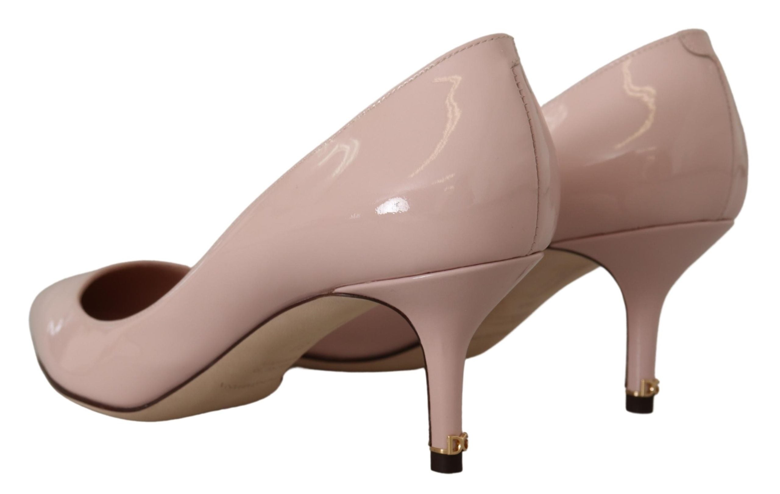 Dolce & Gabbana Elegante Pumps aus Lackleder in Pink