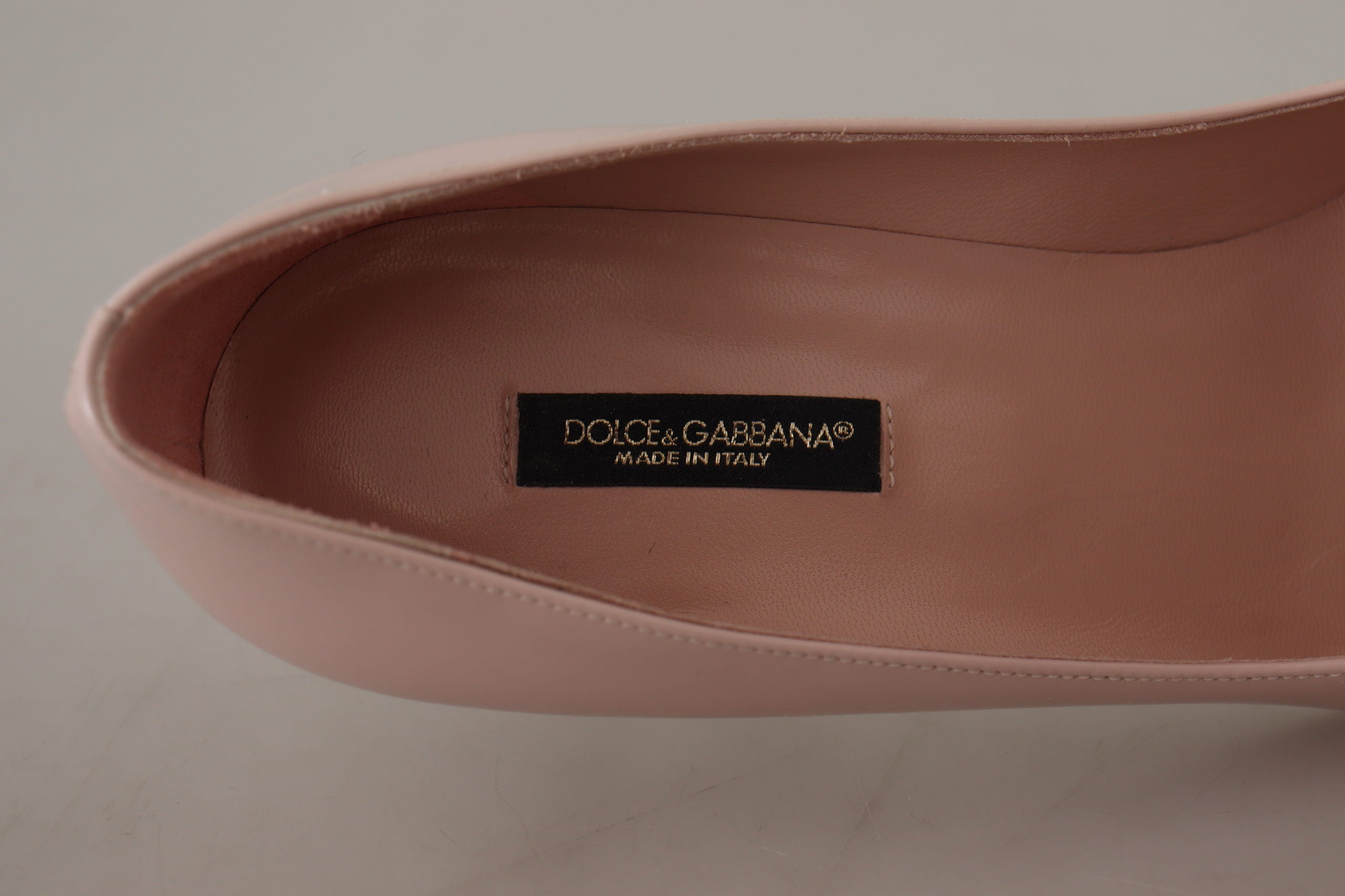 Dolce & Gabbana Elegante Pumps aus Lackleder in Pink