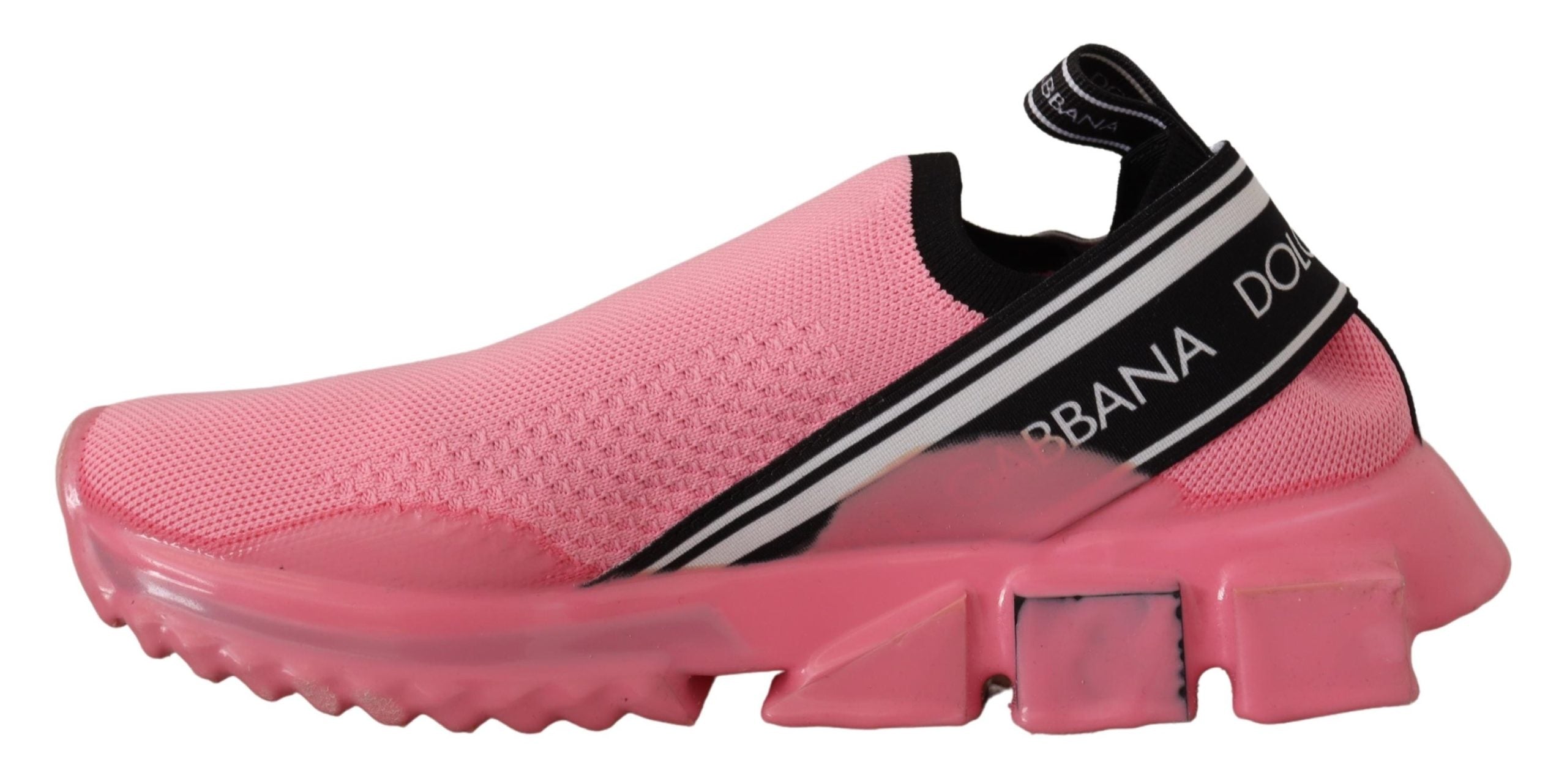 Dolce & Gabbana Schicke rosa Sorrento Slip-On-Sneaker