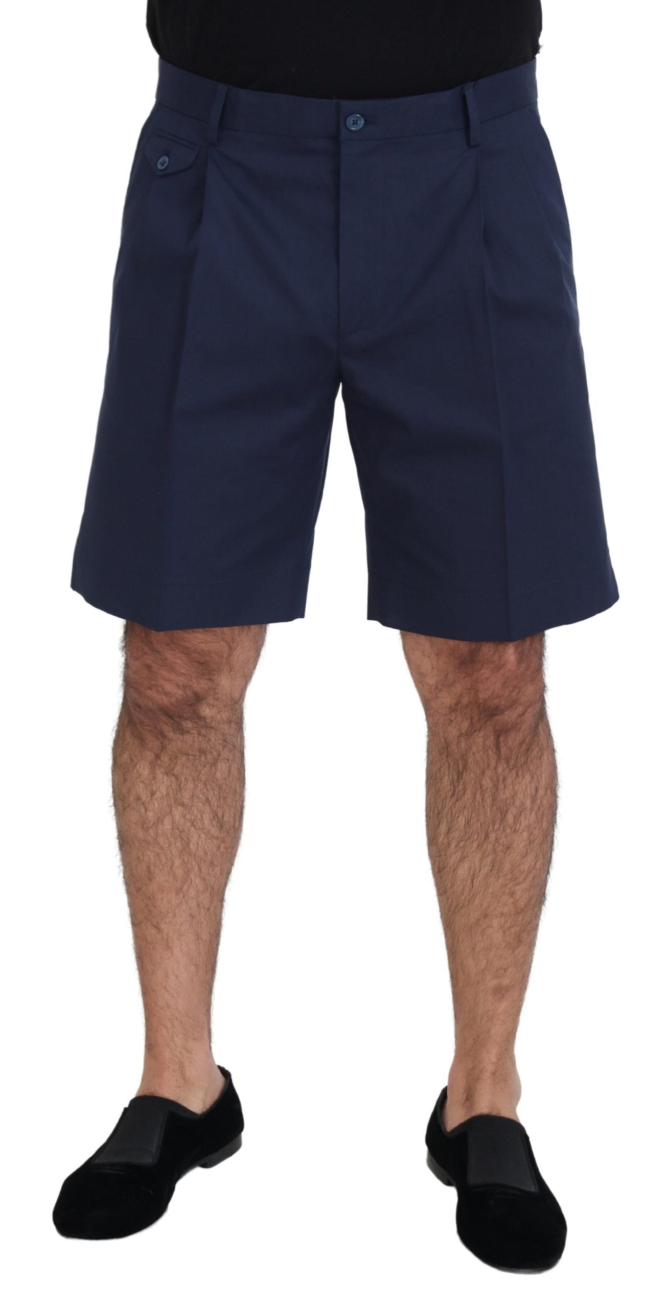 Pantaloni scurți chino eleganți albaștri Dolce & Gabbana