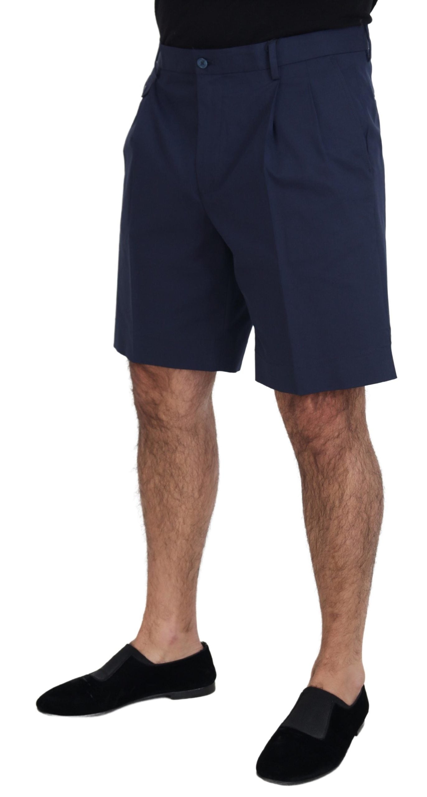 Pantaloni scurți chino eleganți albaștri Dolce & Gabbana