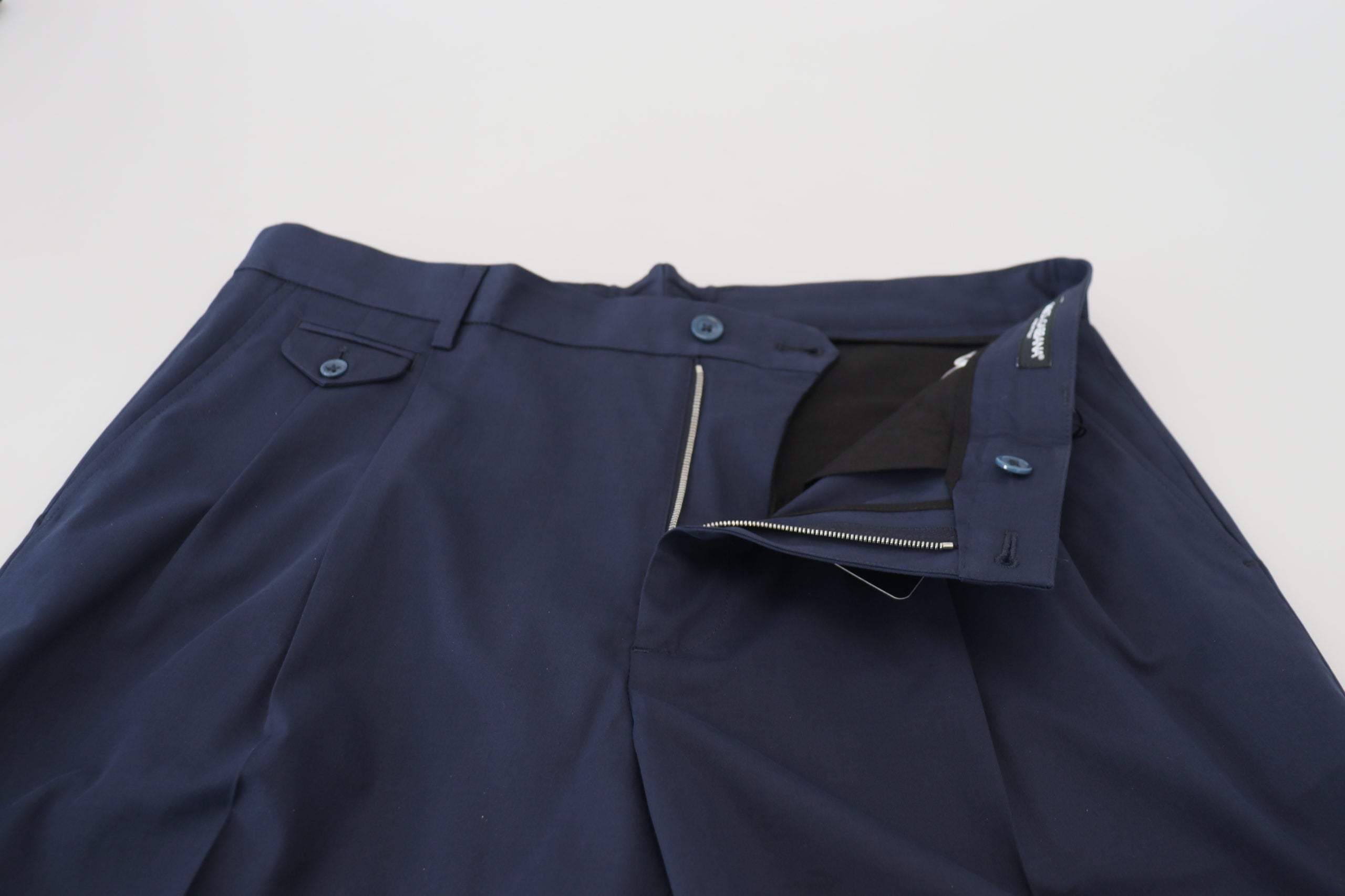 Pantaloni scurți chino eleganți albaștri Dolce & Gabbana