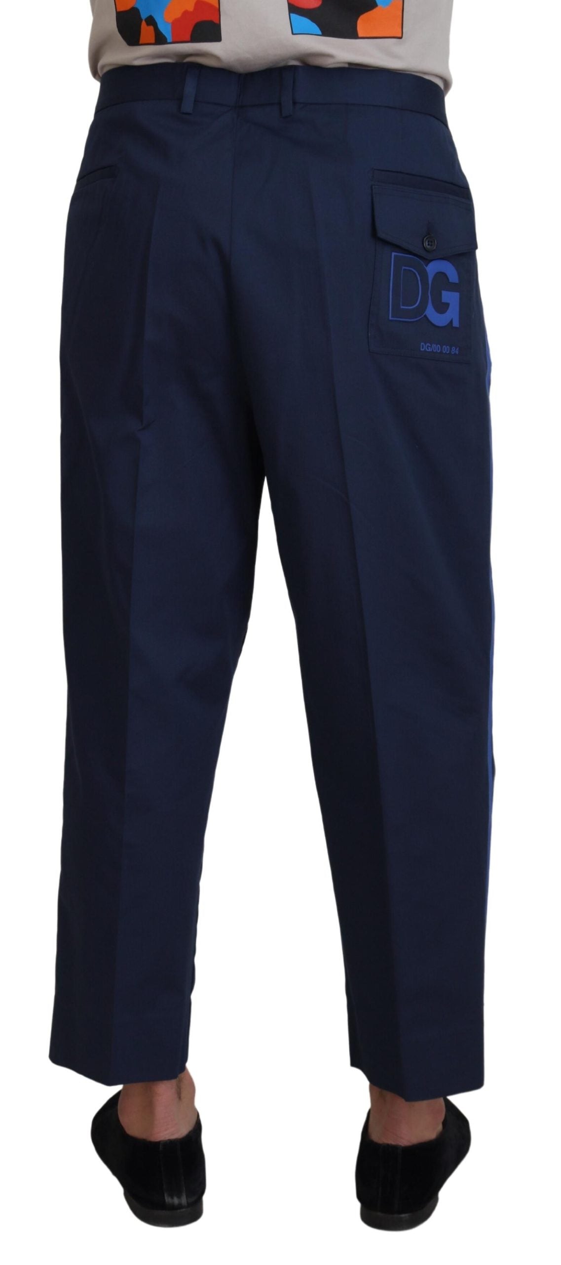 Pantaloni Dolce & Gabbana Chic Crop din amestec de lână