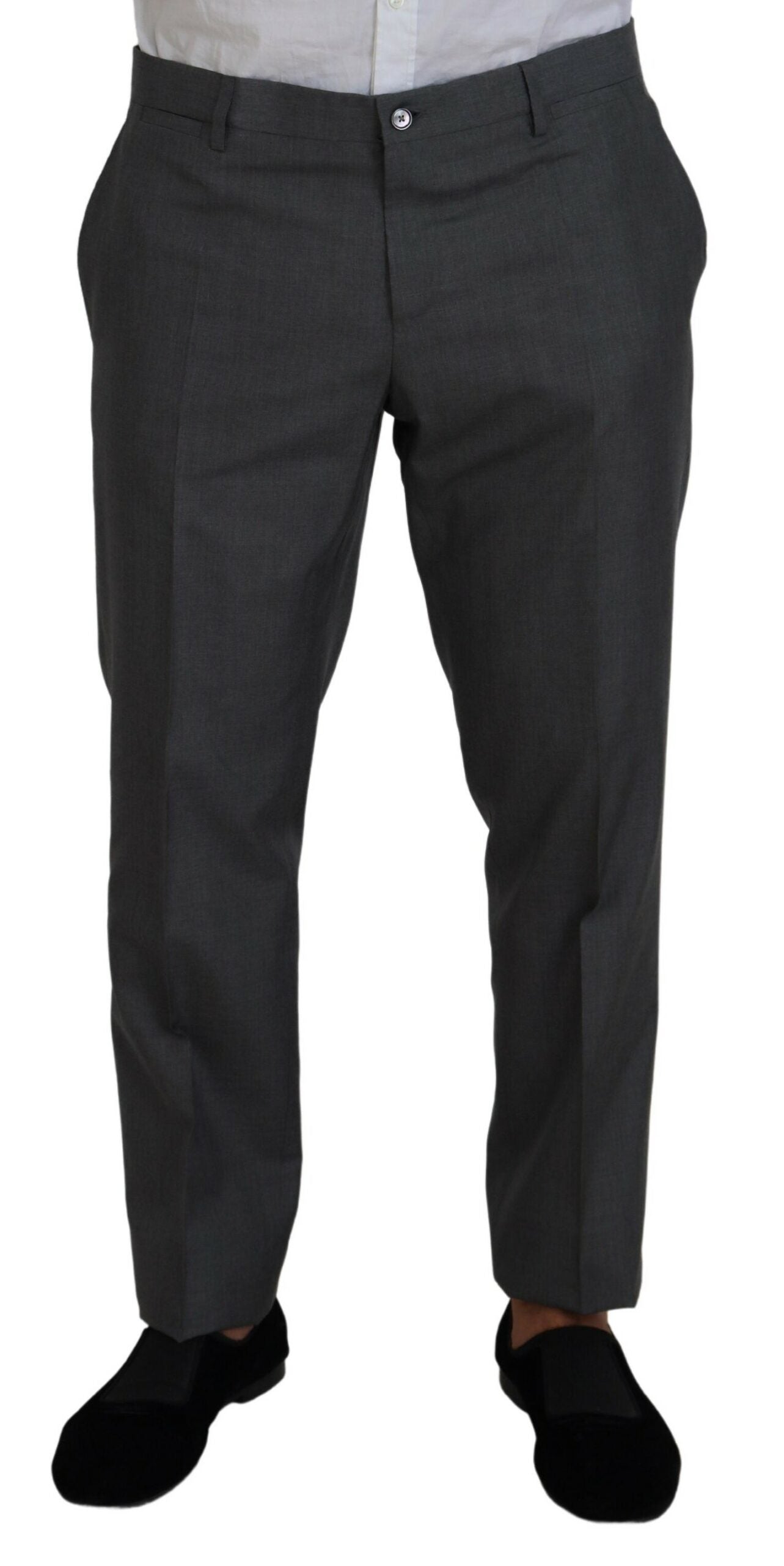 Dolce & Gabbana – Eleganter, dreiteiliger Martini-Anzug in Slim Fit, Silber