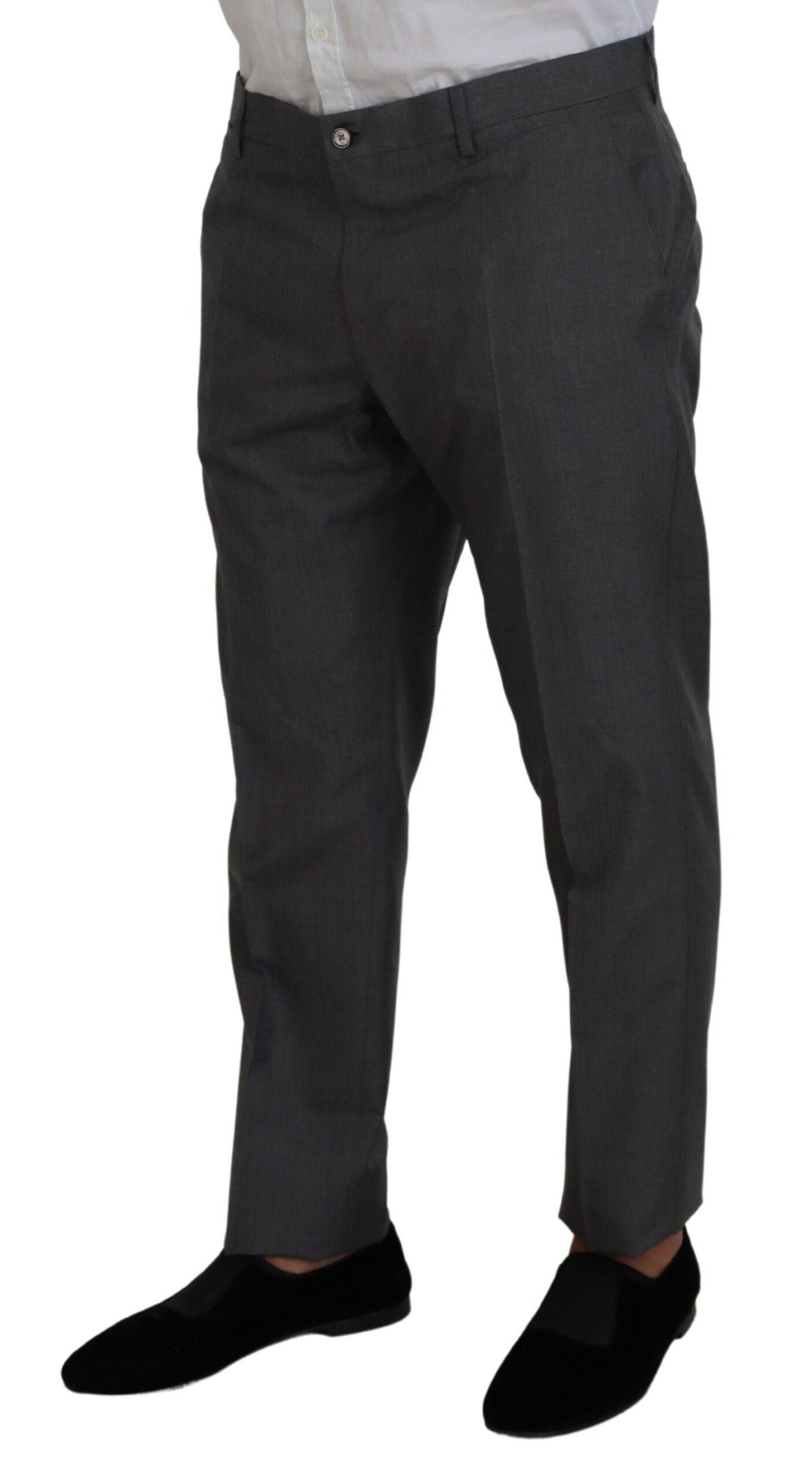 Dolce & Gabbana – Eleganter, dreiteiliger Martini-Anzug in Slim Fit, Silber
