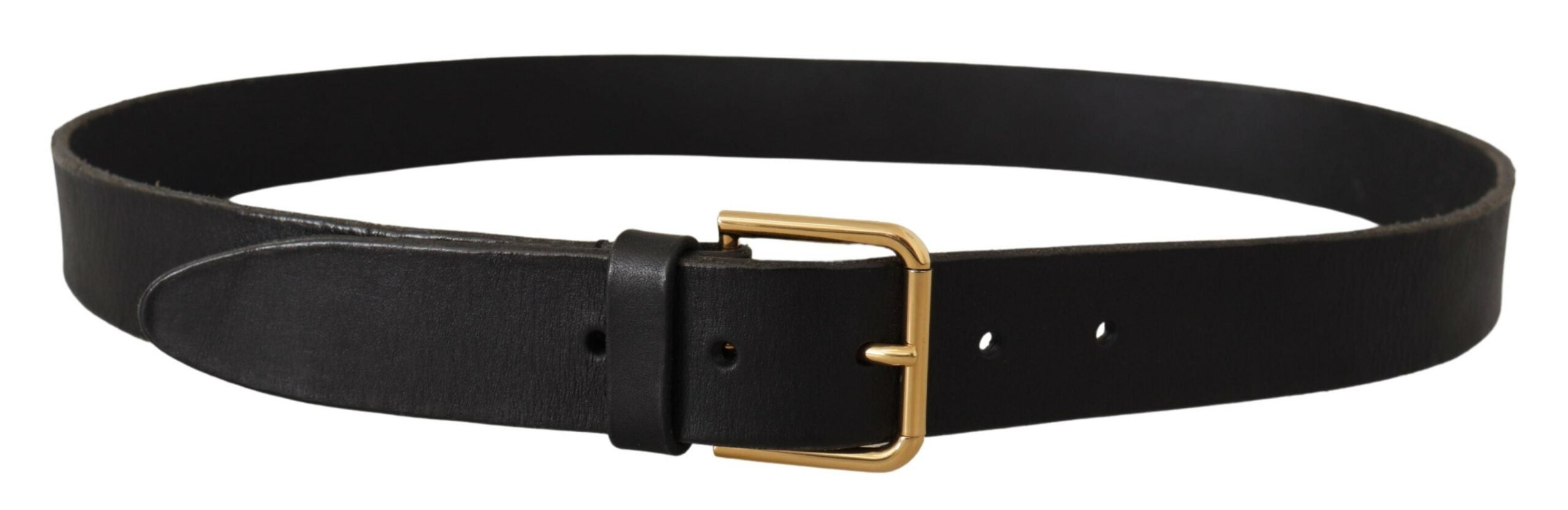 Curea elegantă din piele Dolce & Gabbana cu cataramă metalică