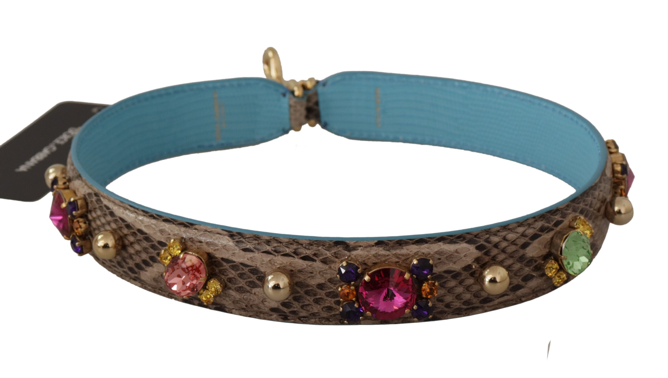 Dolce & Gabbana Accesoriu elegant cu curea de umăr din piele de piton