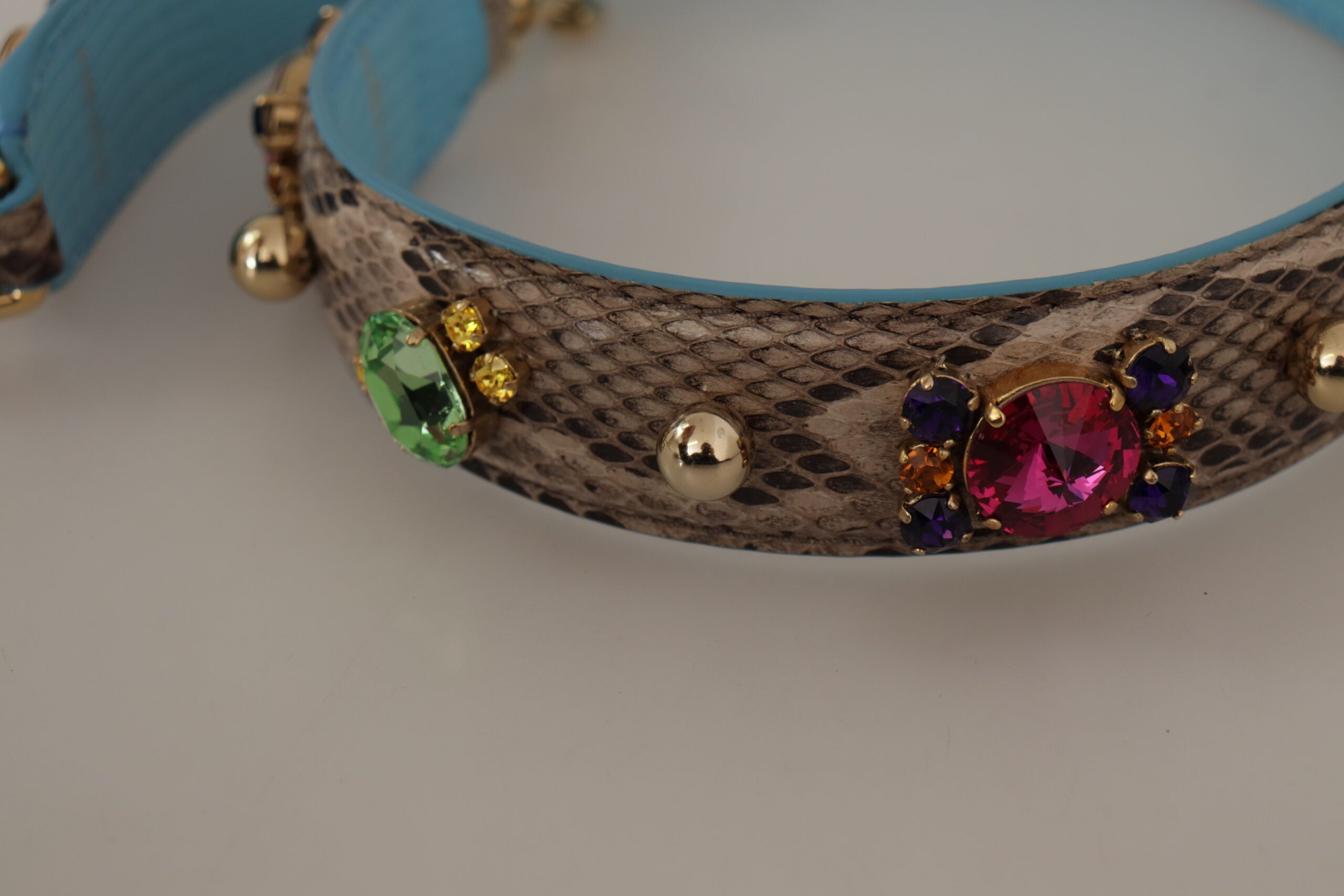 Dolce & Gabbana Accesoriu elegant cu curea de umăr din piele de piton