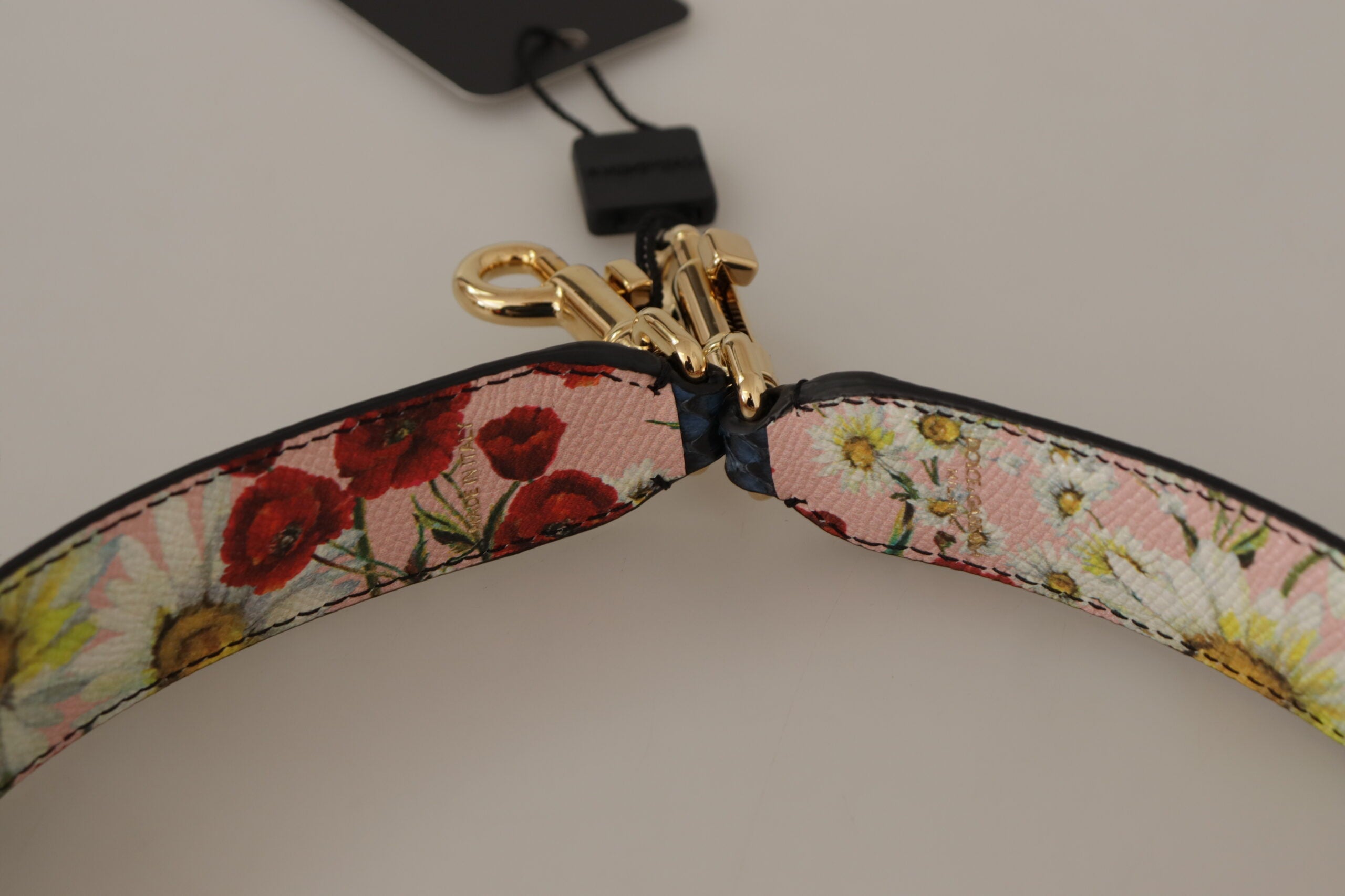 Geantă Dolce & Gabbana elegantă din piele albastră de piton