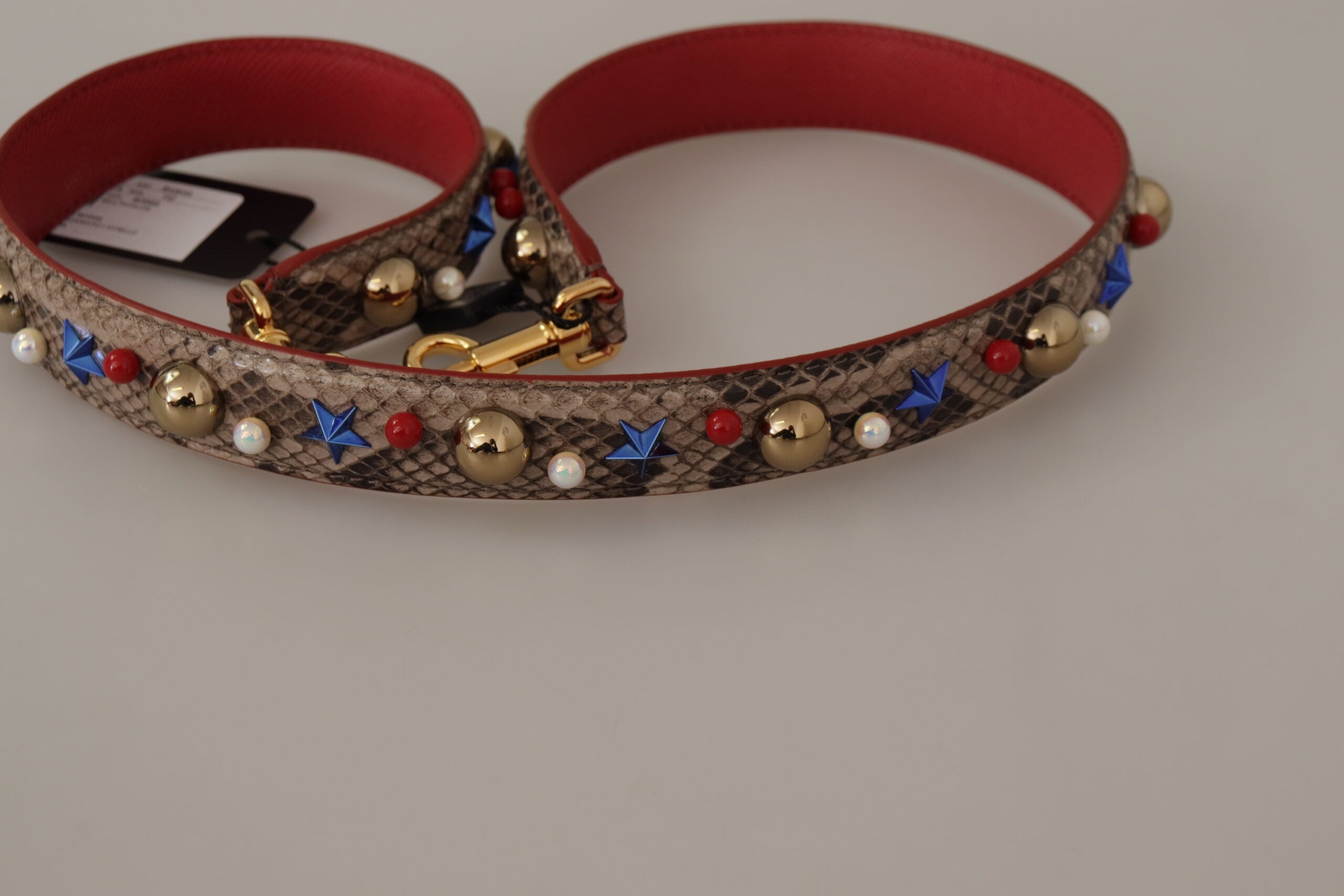 Dolce & Gabbana Curea de umăr elegantă din piele de piton