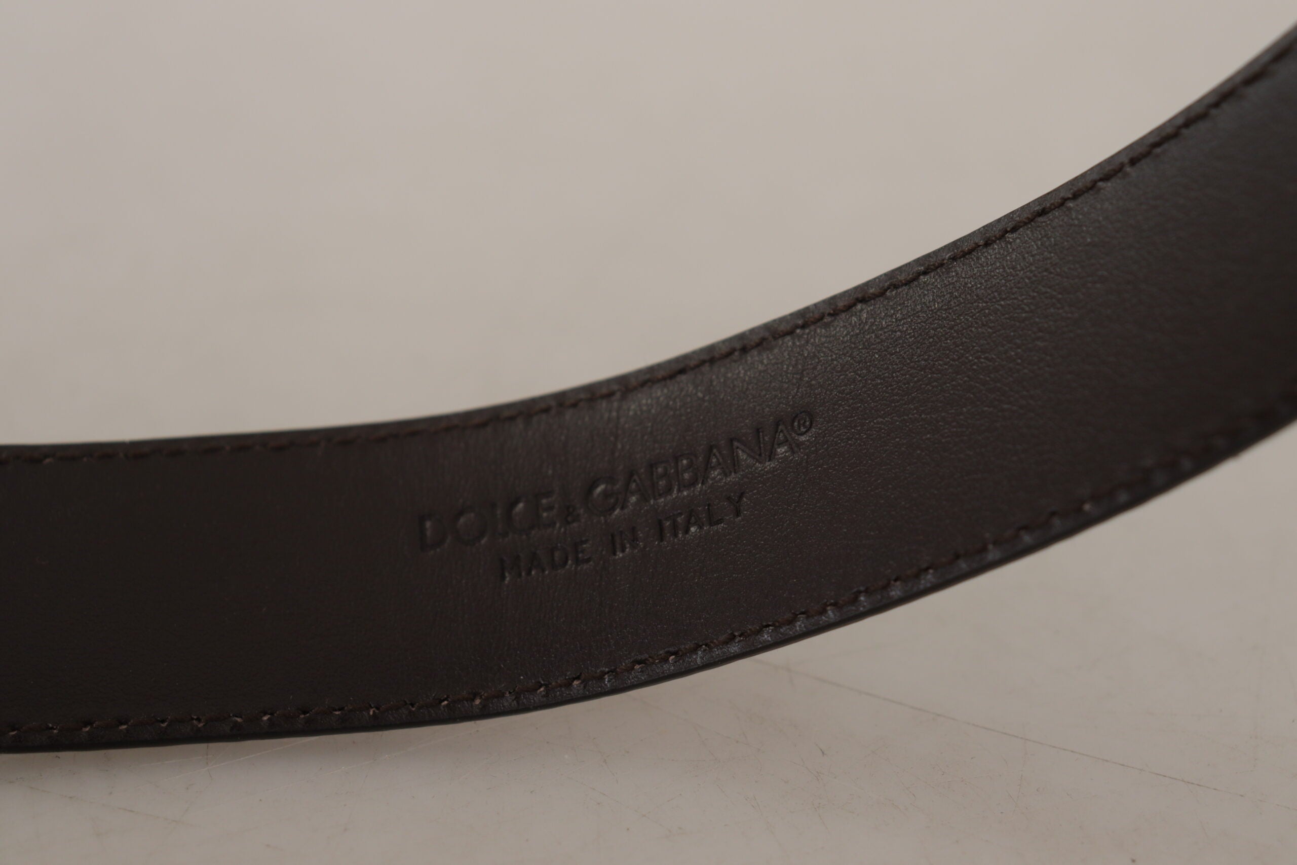Dolce & Gabbana Eleganter Gürtel aus Schlangenleder