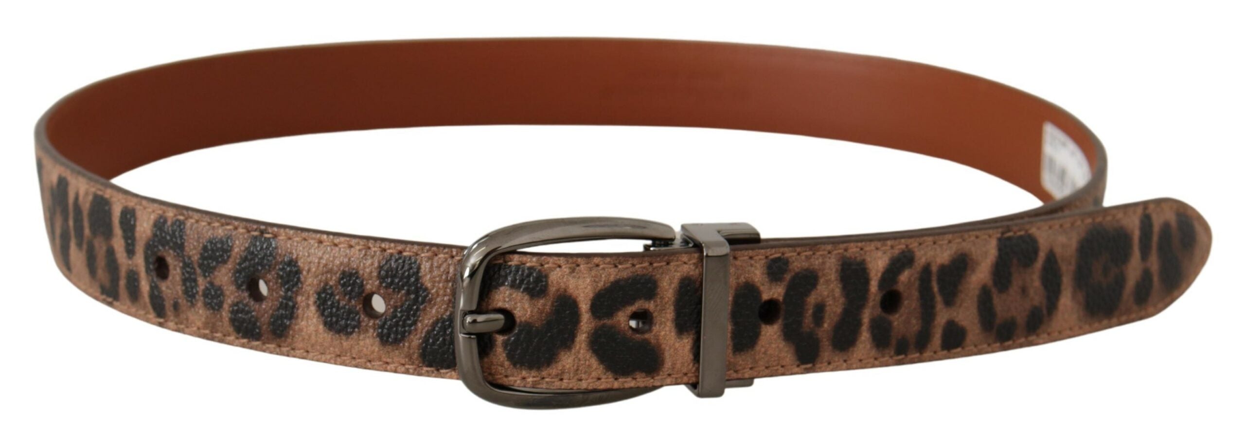 Dolce & Gabbana Eleganter gravierter Ledergürtel – Zeitloser Stil