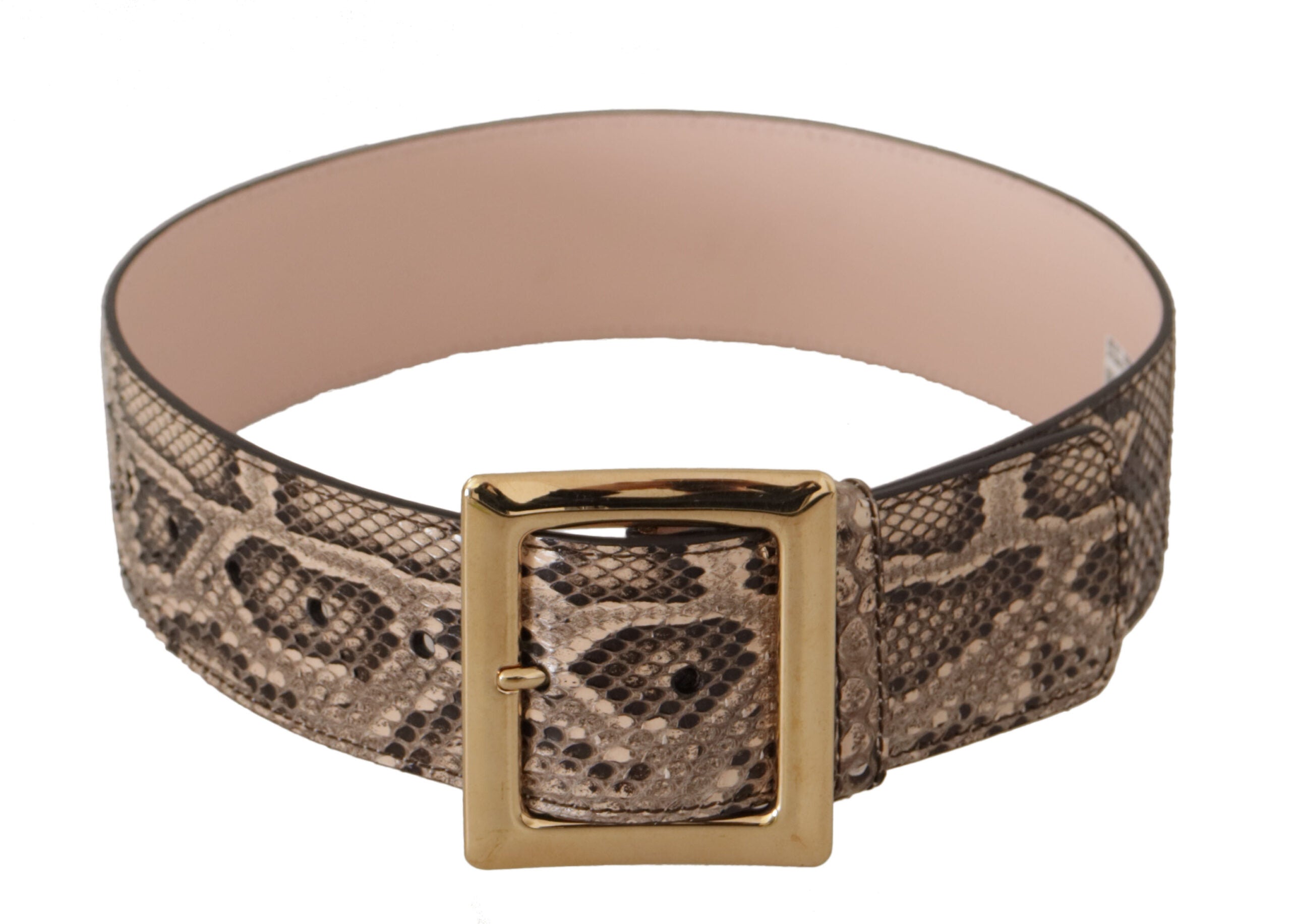 Dolce & Gabbana Eleganter Ledergürtel mit Logo-Schnalle