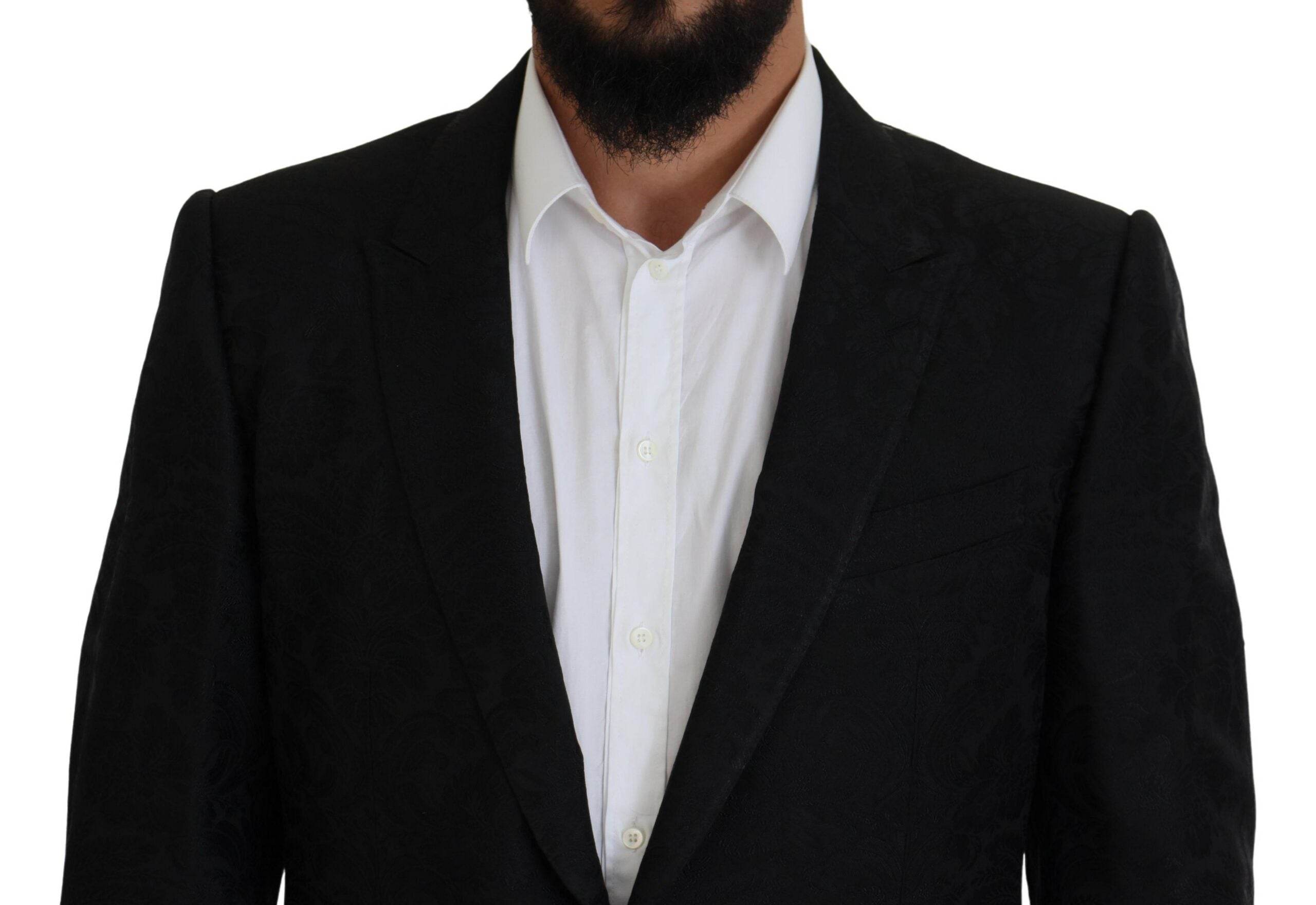 Dolce & Gabbana – Schwarzer Martini-Designeranzug im Slim Fit