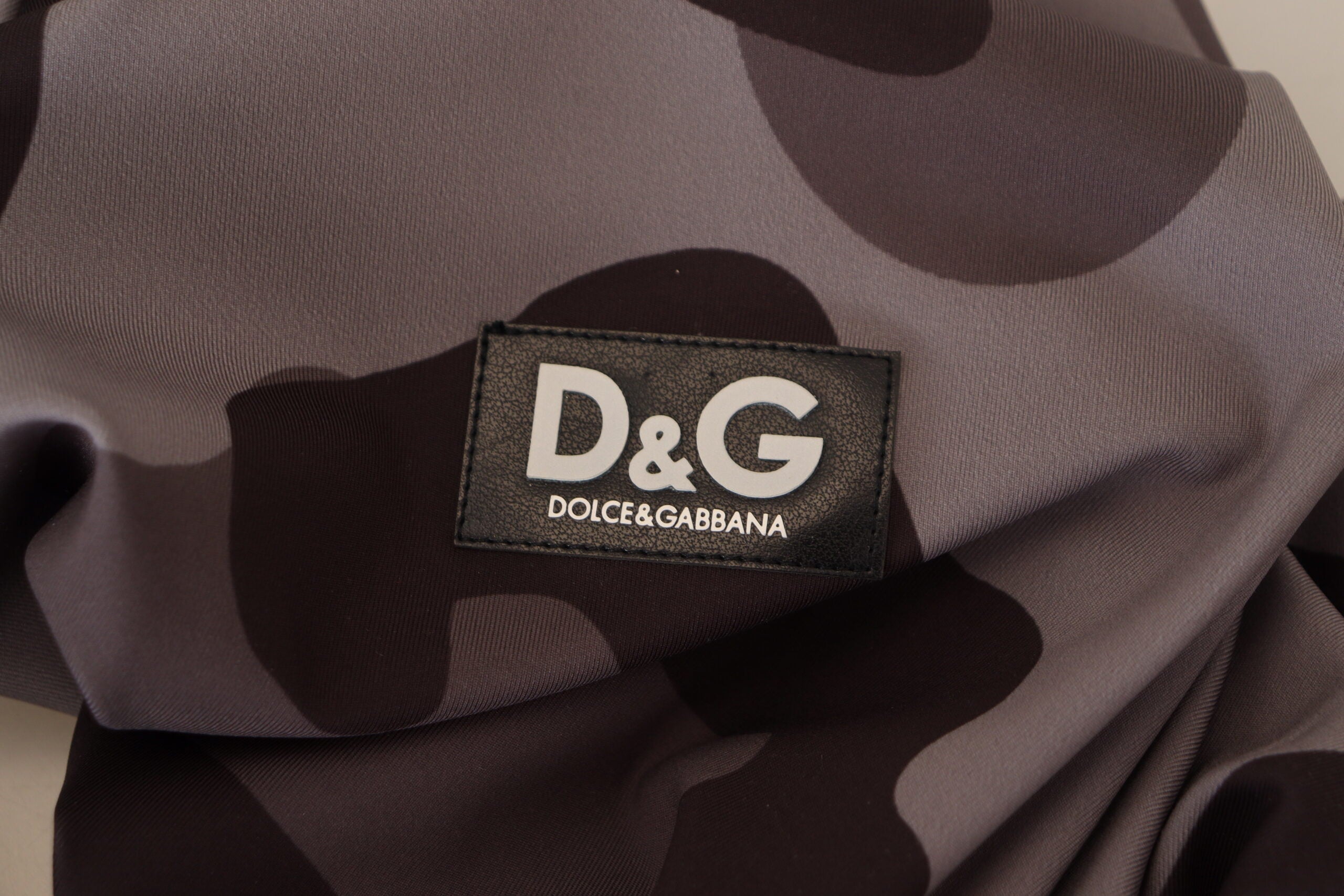 Costum de baie Dolce & Gabbana Elite Grey cu model pentru bărbați