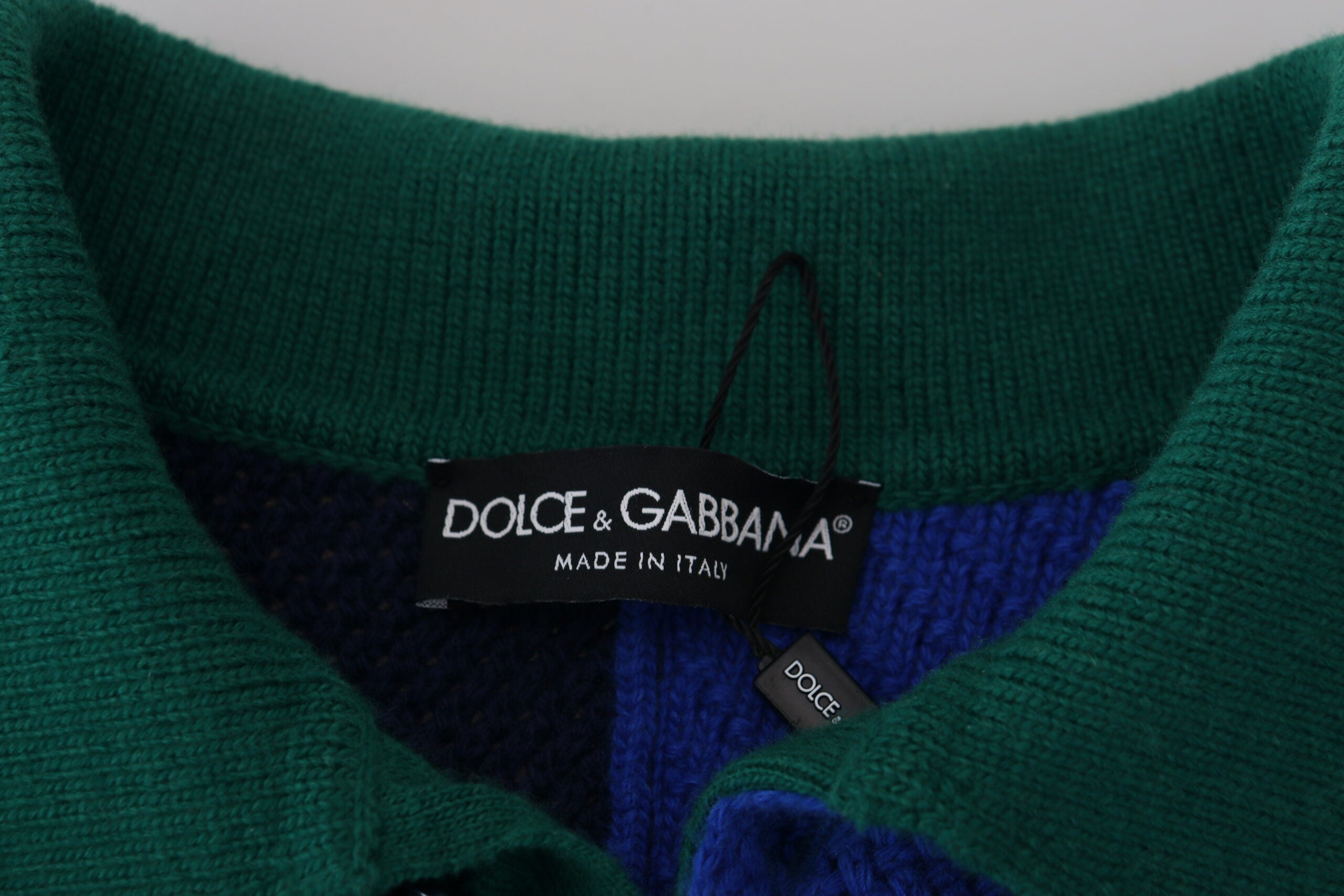 Pulover Dolce & Gabbana cu dungi multicolore