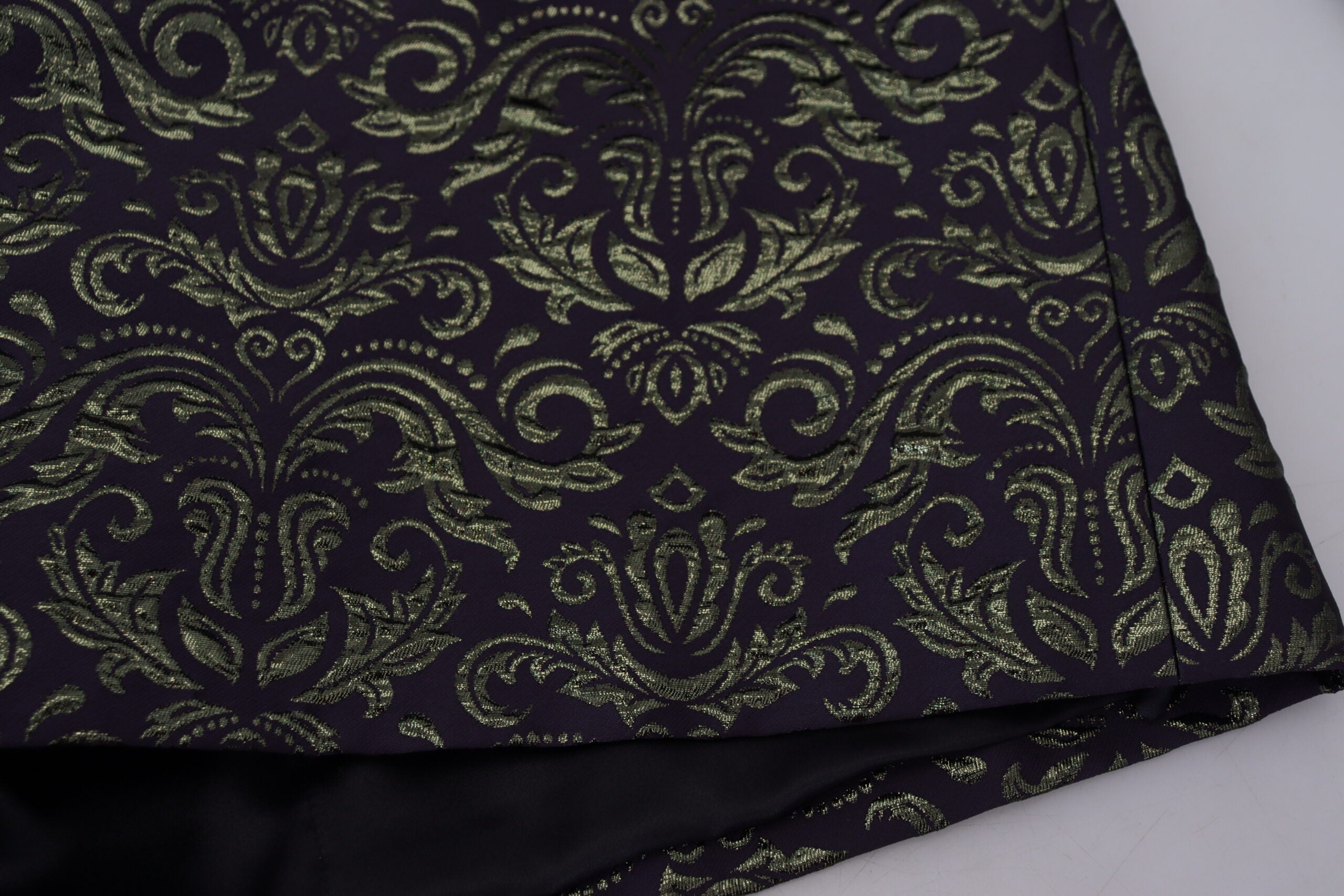 Jachetă Dolce & Gabbana cu imprimeu jacquard auriu