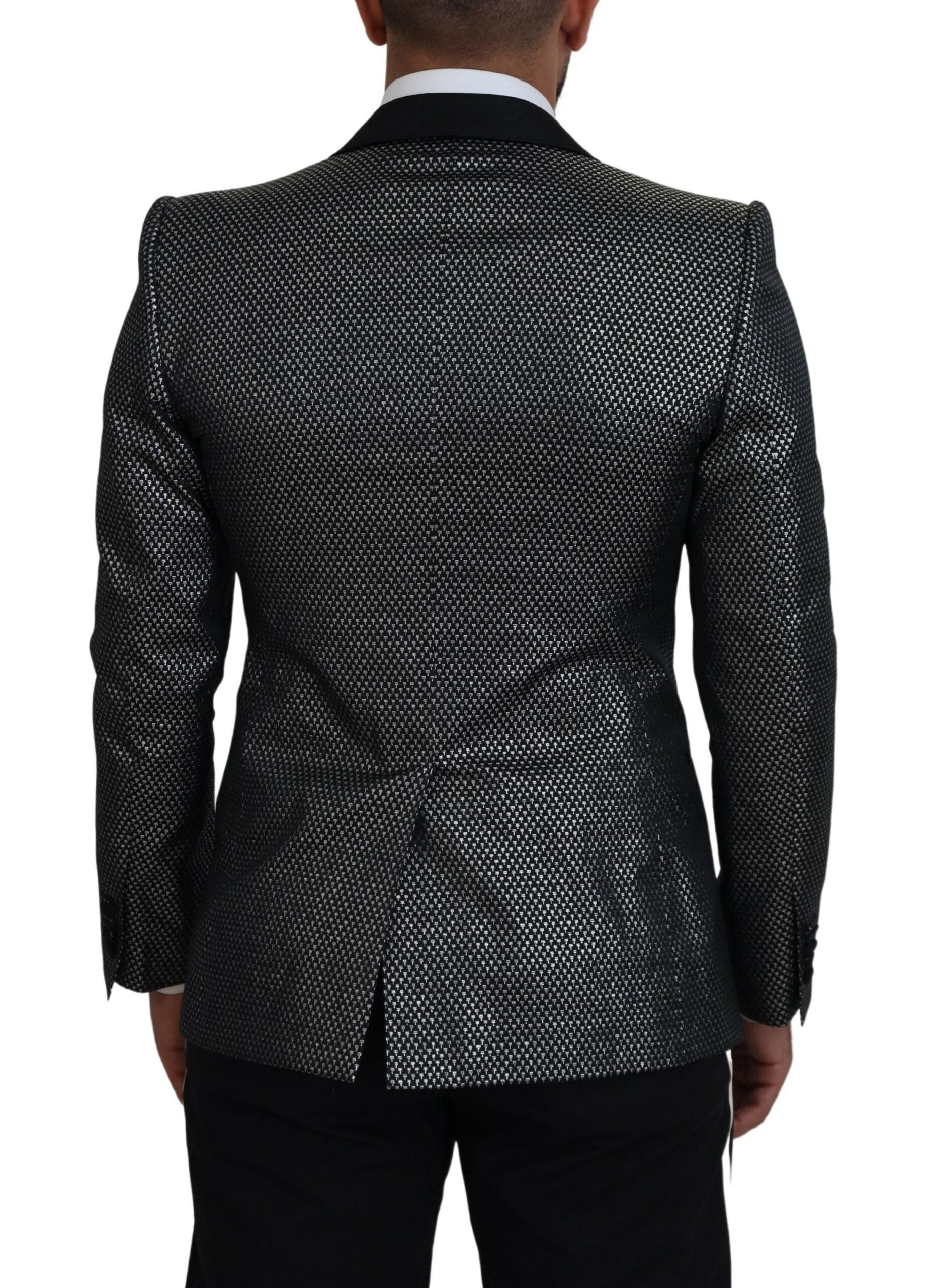 Dolce & Gabbana Sacou elegant jacquard cu un singur rând de nasturi