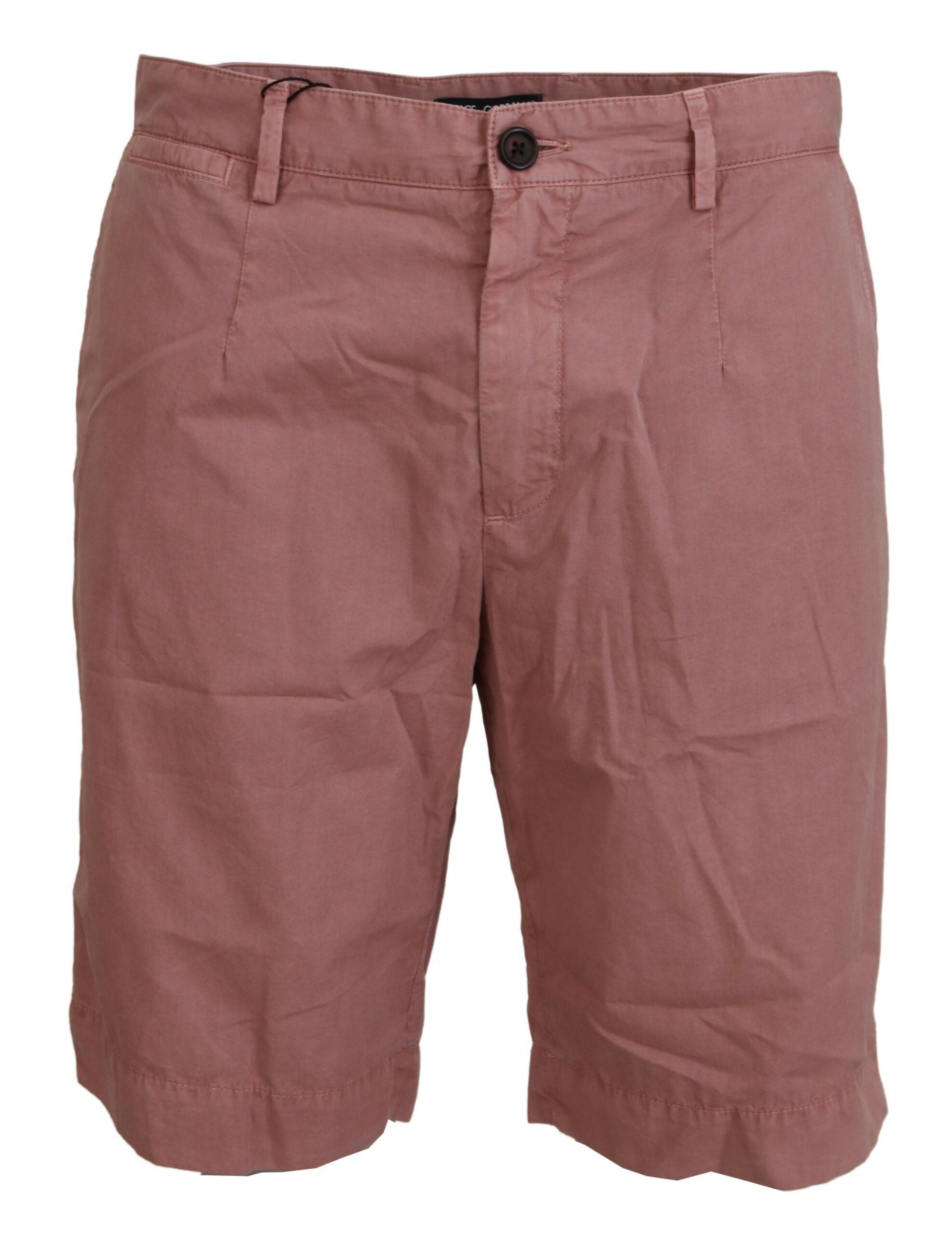 Pantaloni scurți chino roz rafinați Dolce & Gabbana pentru bărbați
