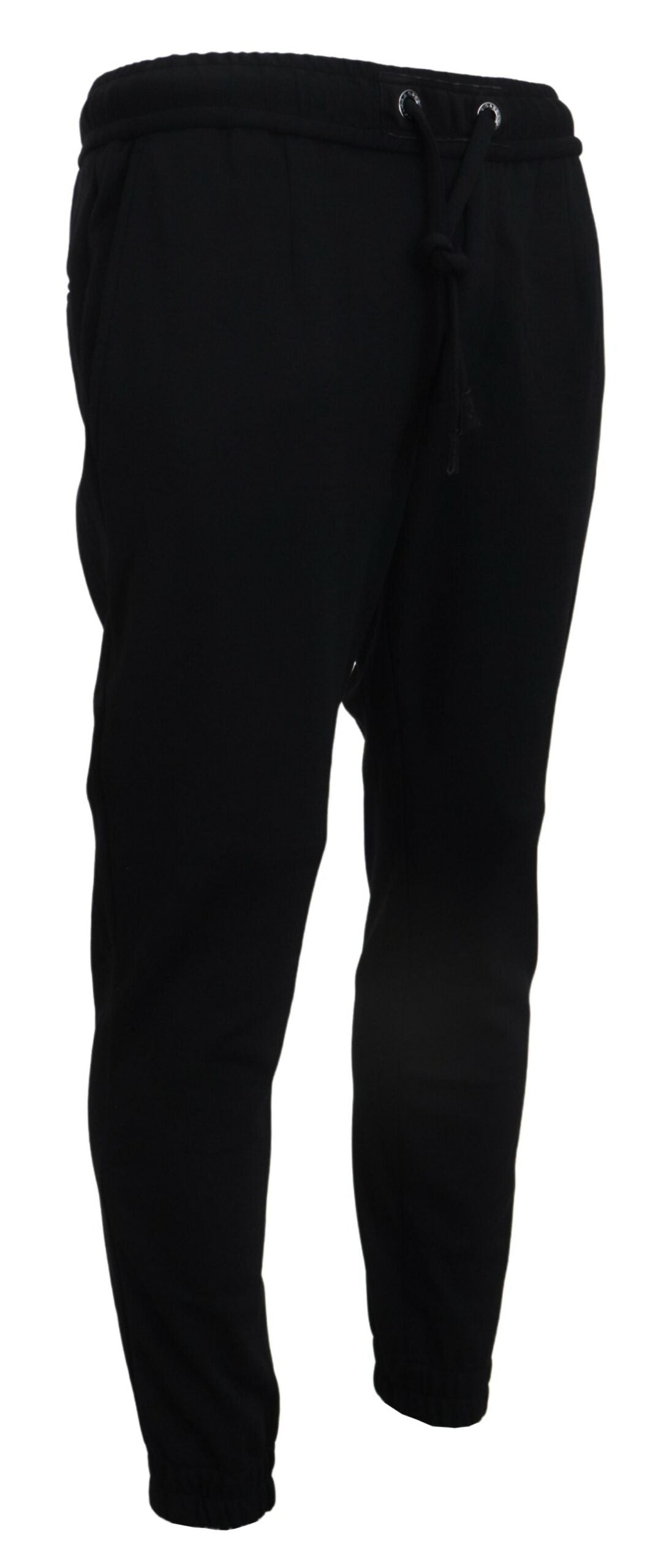 Dolce & Gabbana – Elegante Jogginghose aus schwarzer Wollmischung